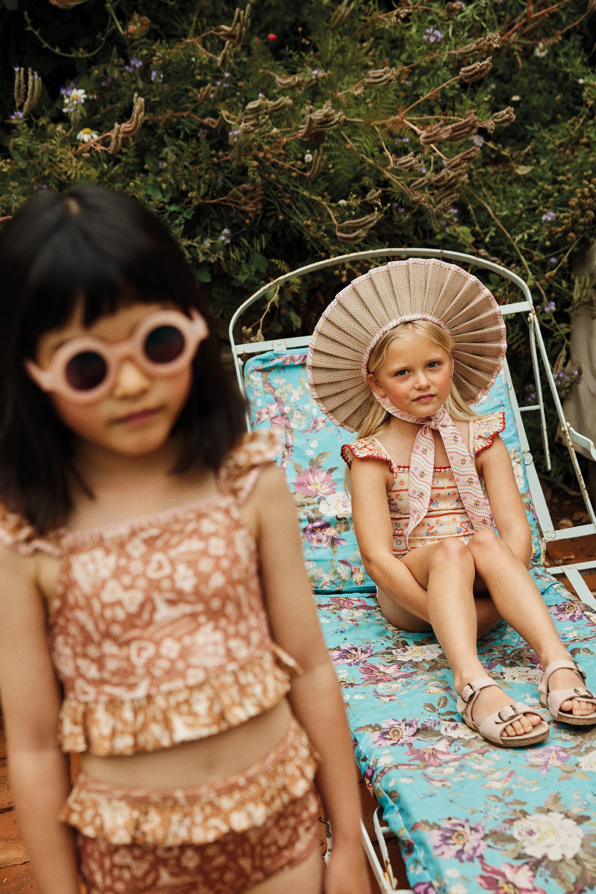Midsummer Stripe | Island Nikki Beach Child Hat