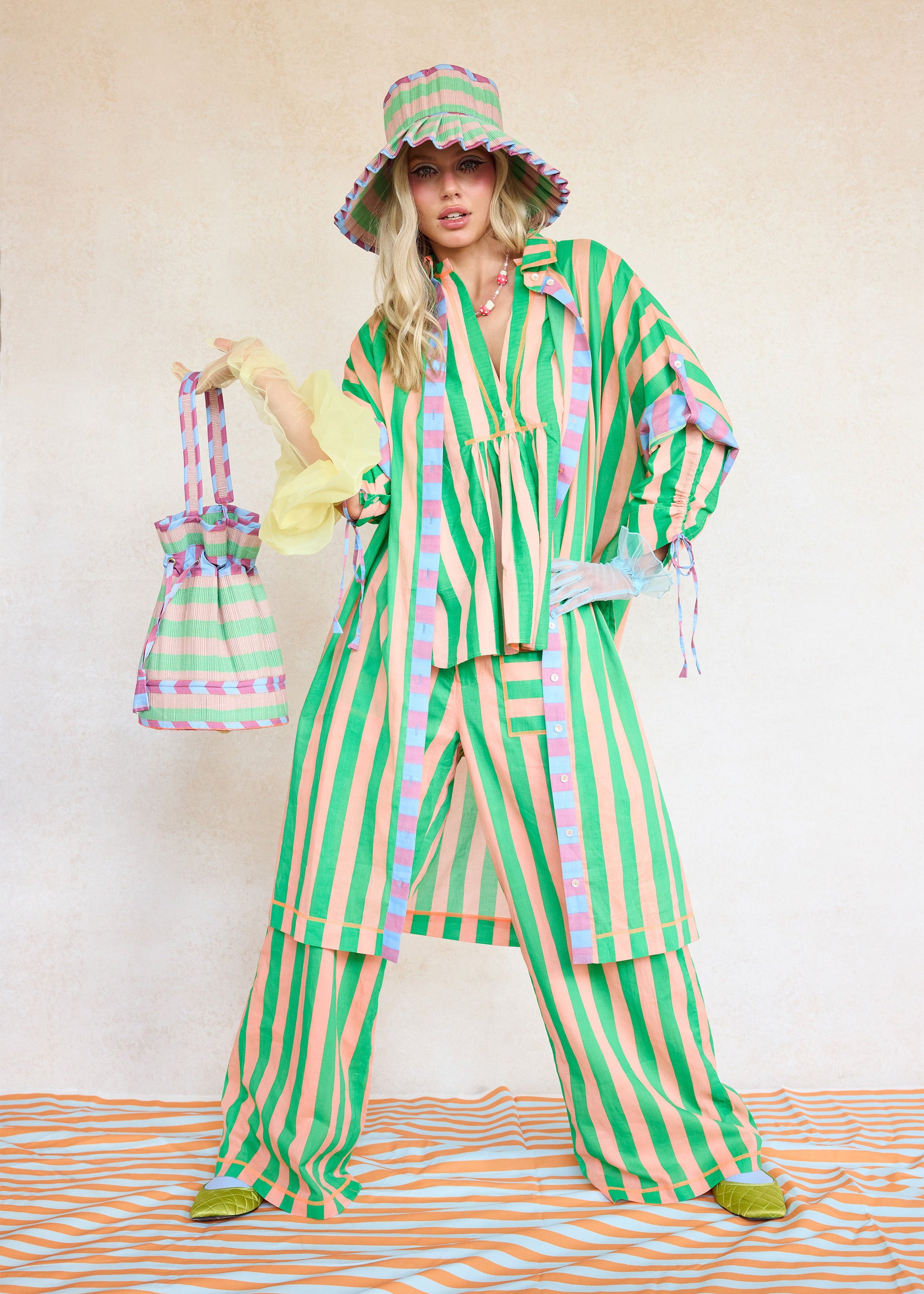 Stripe Spritz | Luxe Capri Hat