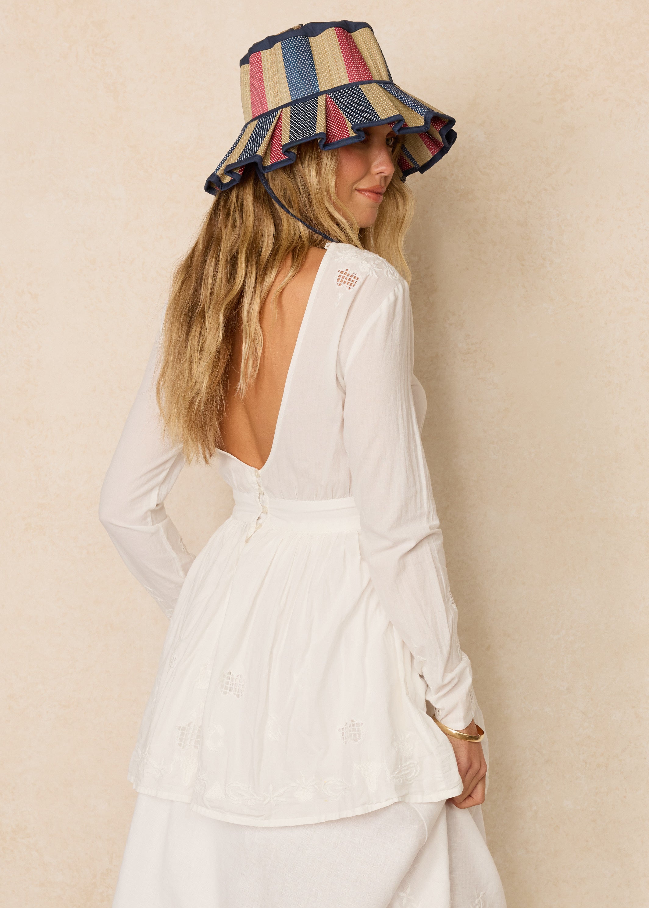 July Stripe | Island Beauty Point Hat