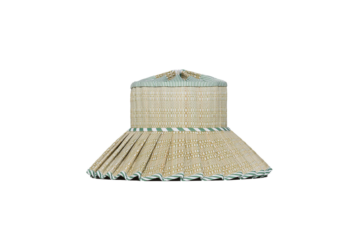 Kiwi Stripe | Sombrero Capri de Lujo
