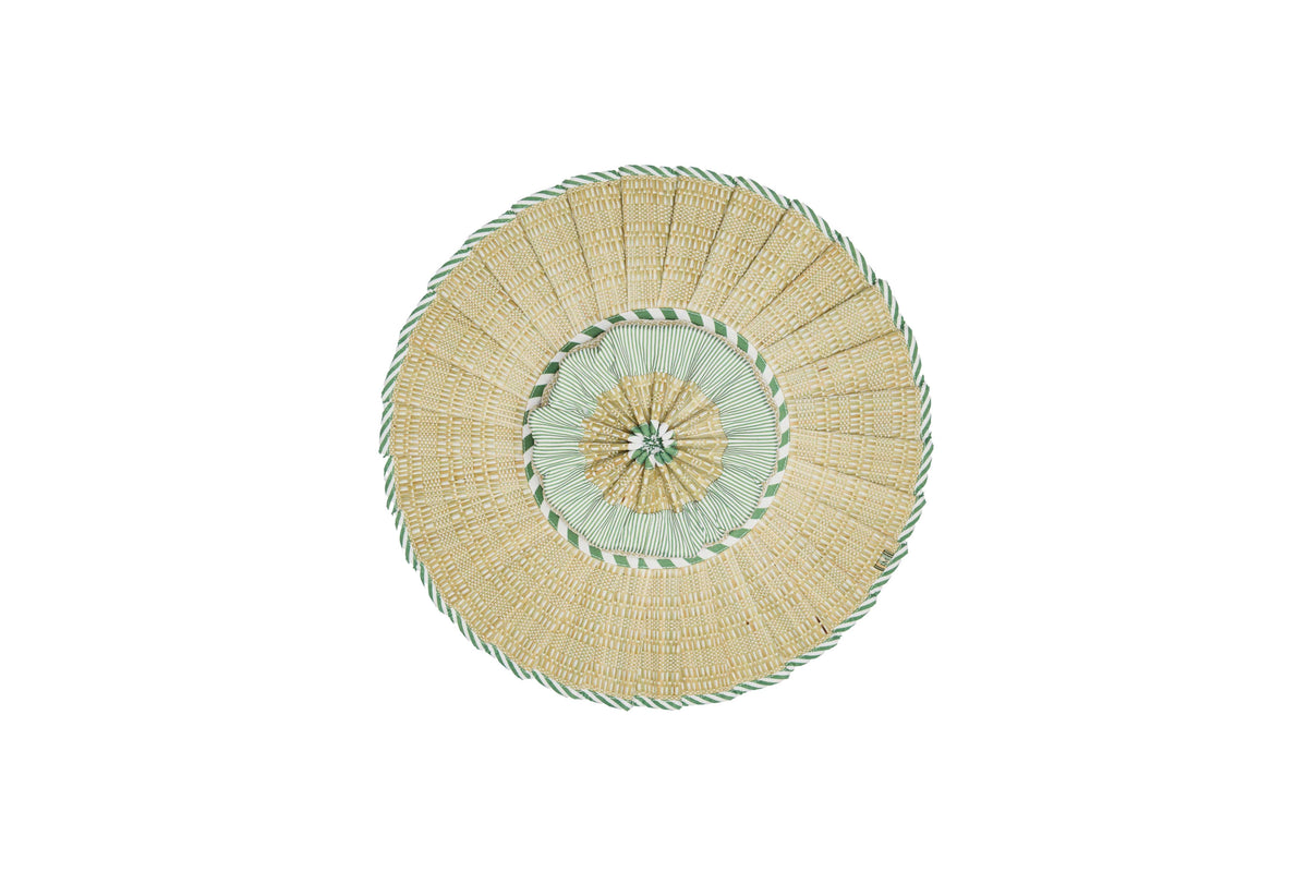 Kiwi Stripe | Sombrero Capri de Lujo