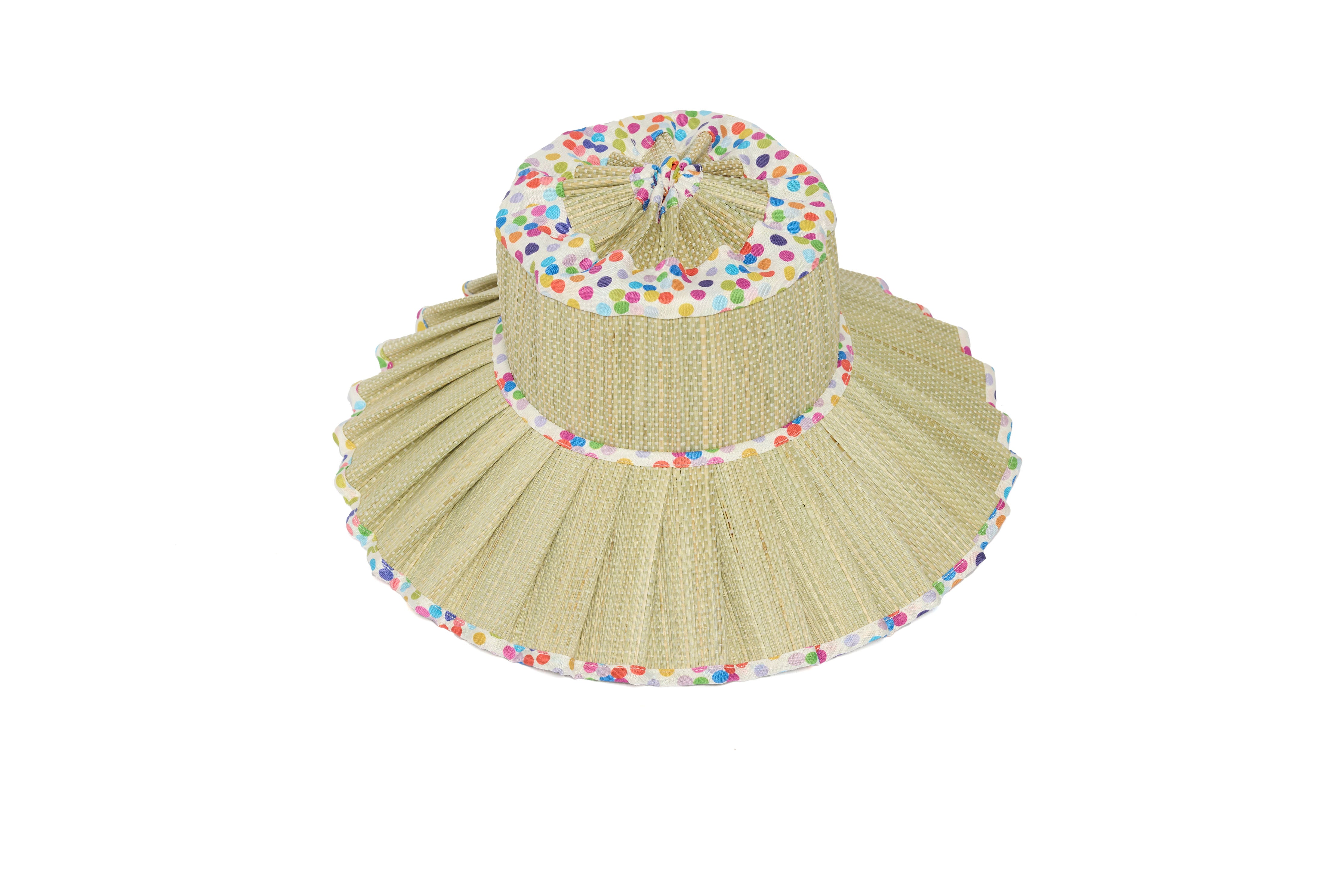 Polka | Rainbow | Luxe Capri Hat