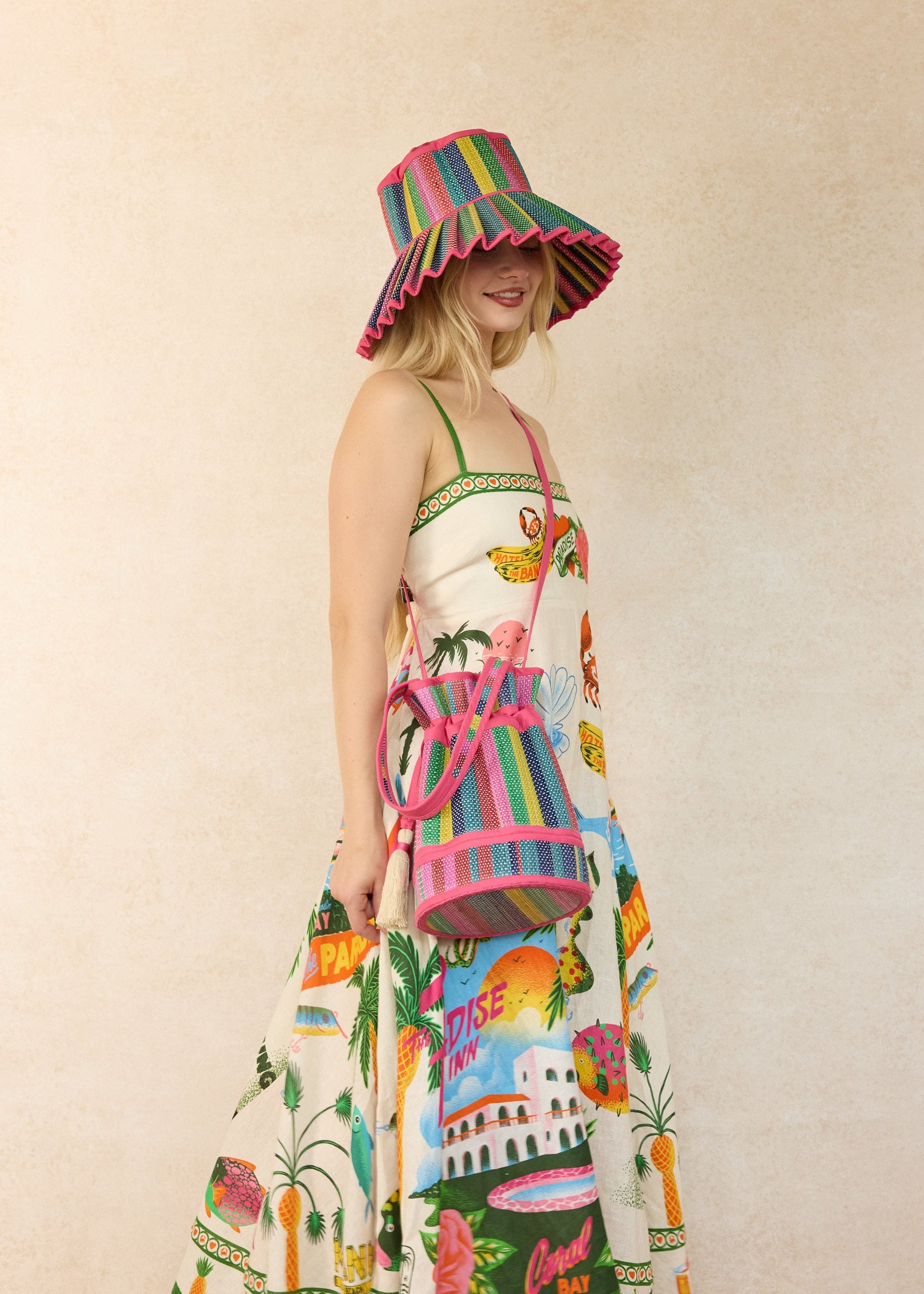 Resort Party | Fuchsia Mini Leisure Tote