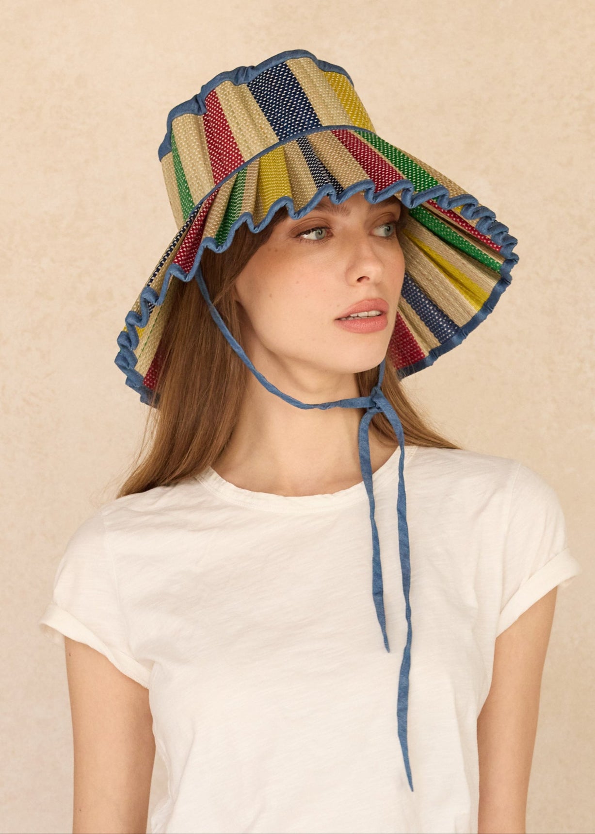Sun Bathe | Denim | Luxe Capri Hat