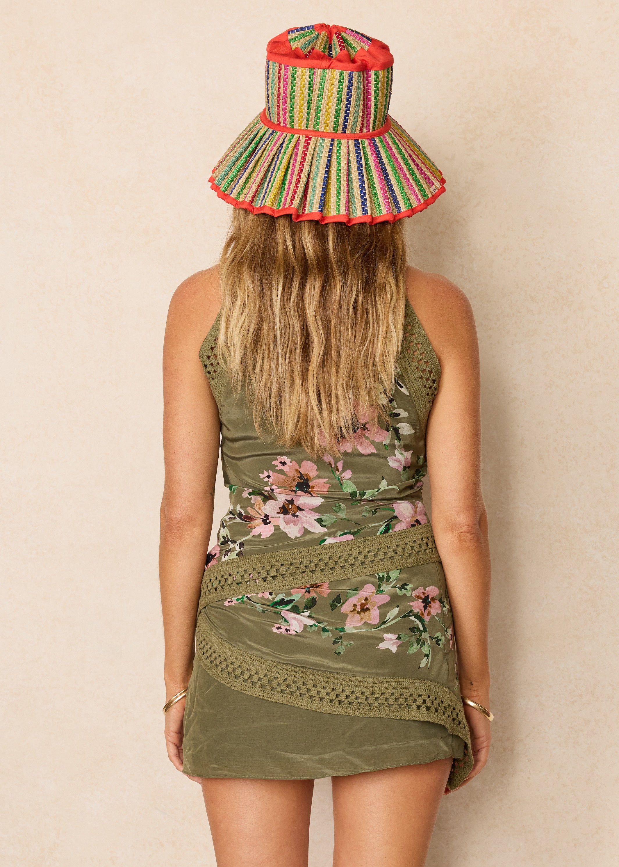 Tropical | Tangerine | Luxe Capri Hat