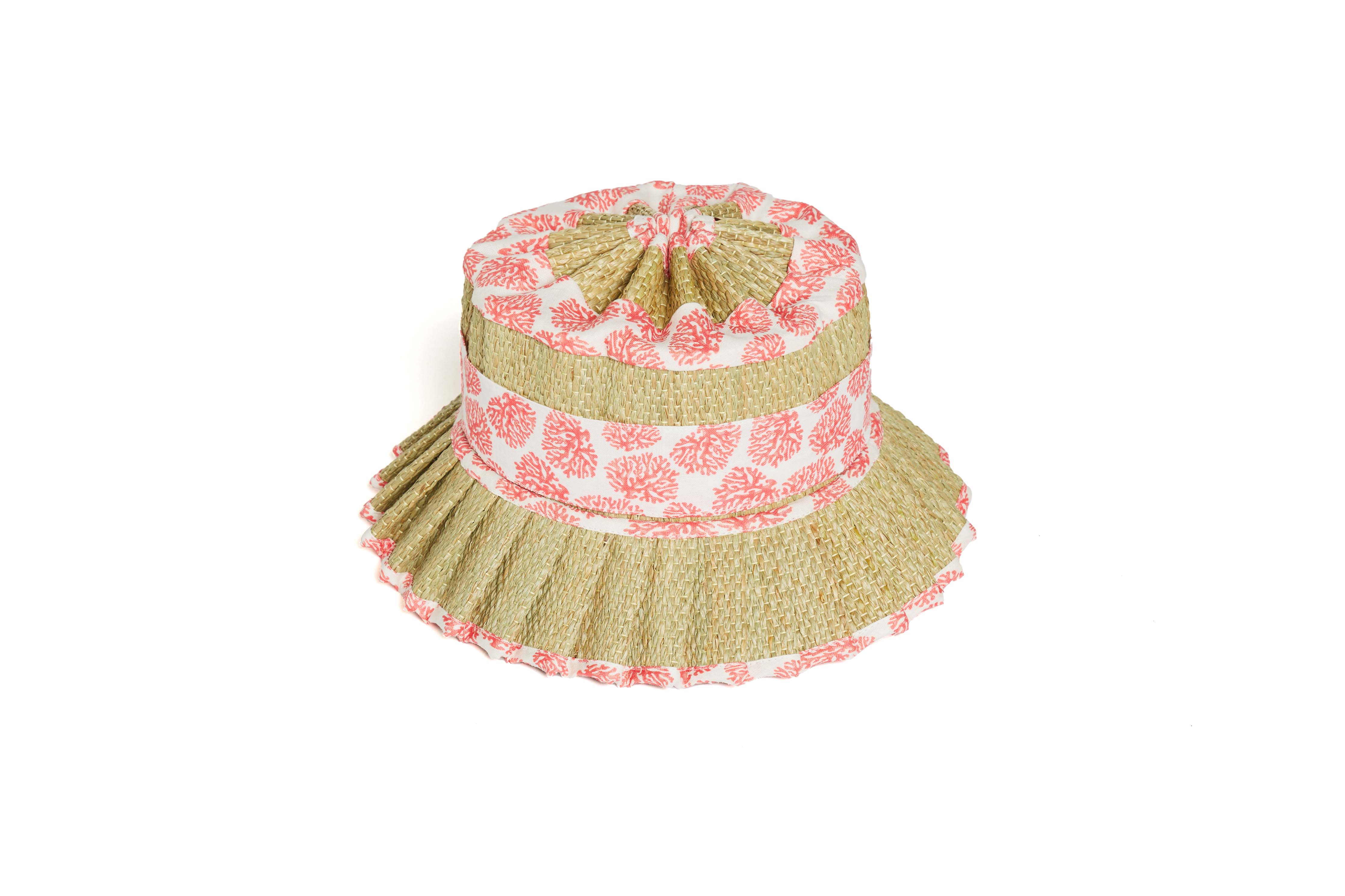 Coral | Luxe Mini Capri Hat