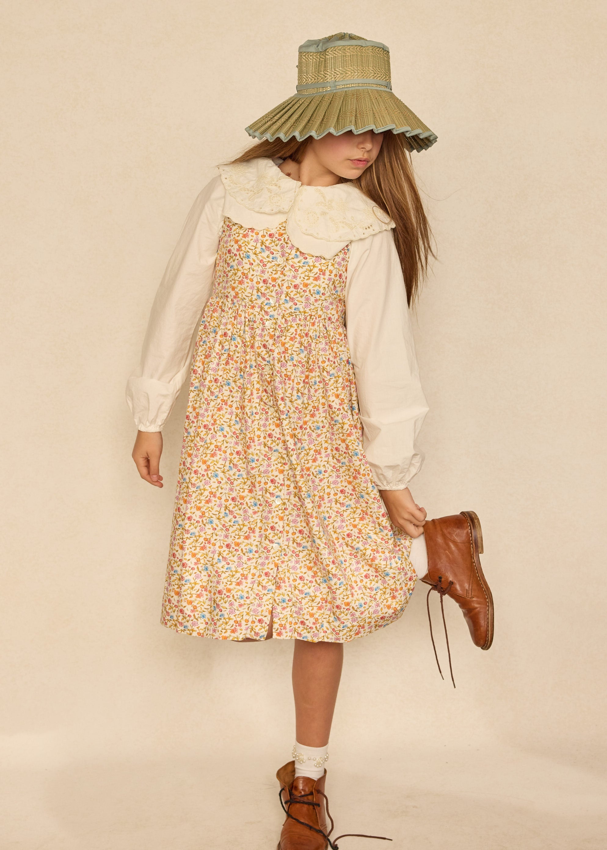 Sea Foam Capri Child Hat