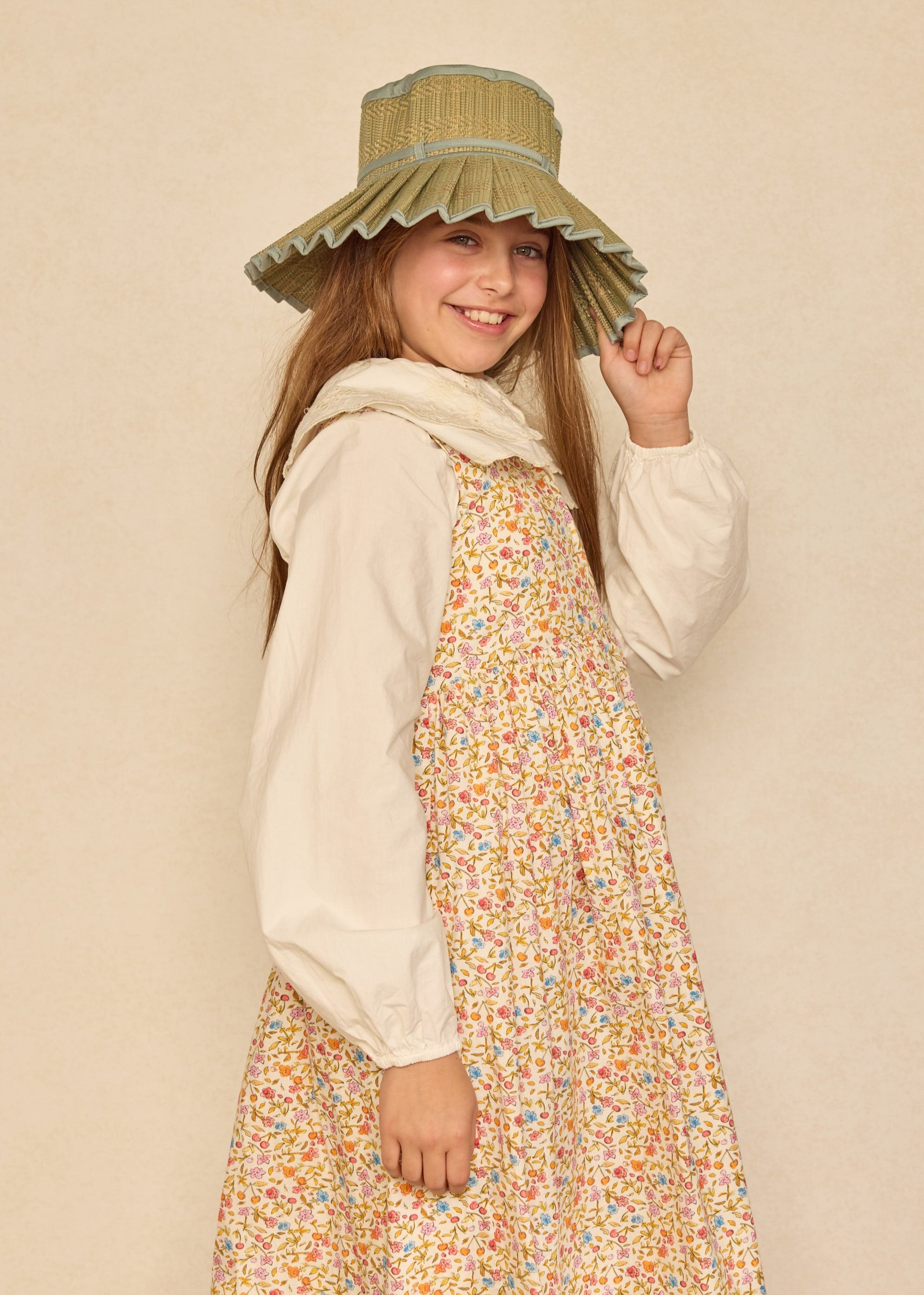 Sea Foam Capri Child Hat