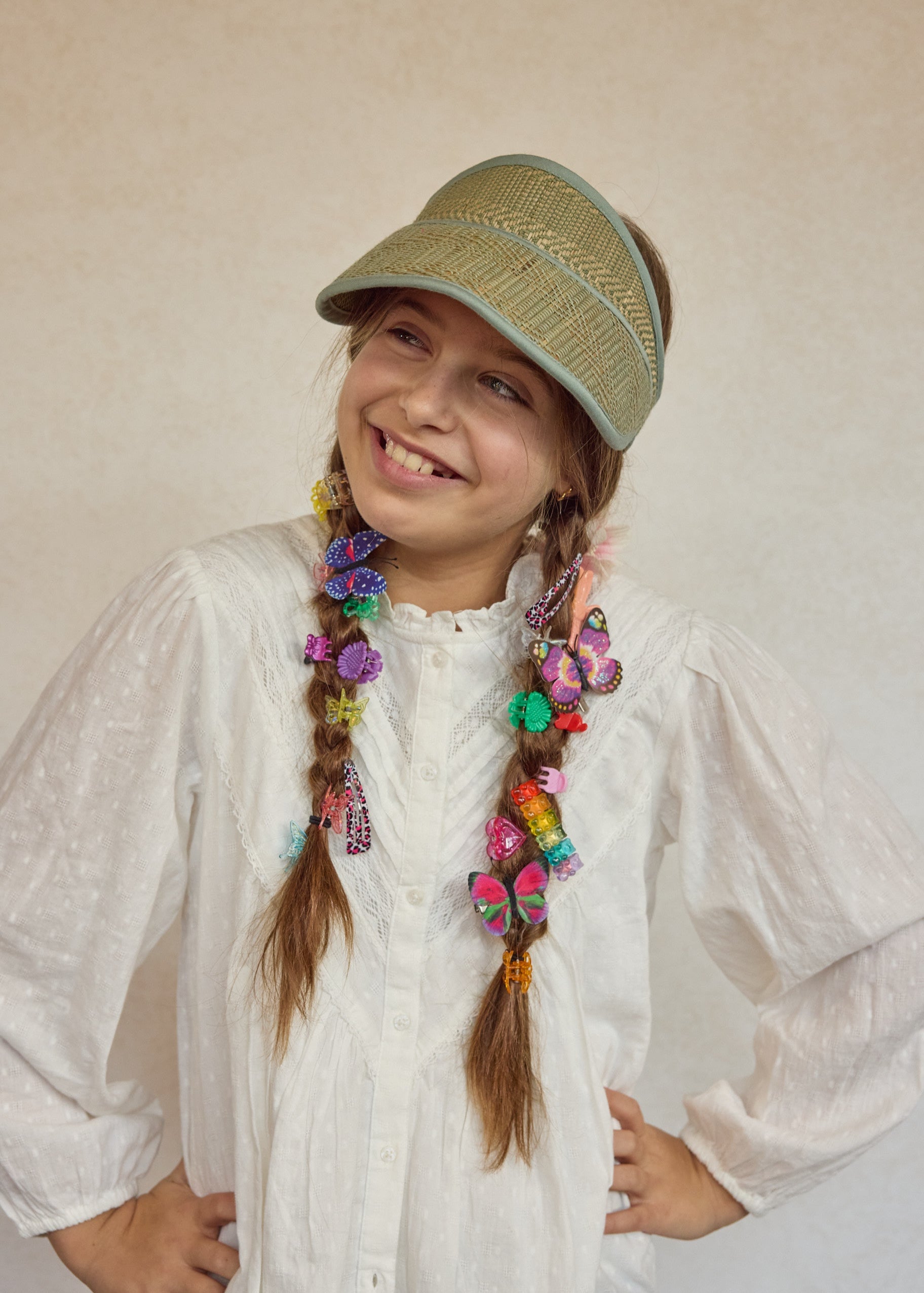 Sea Foam San Sebastian Sun Visor Child