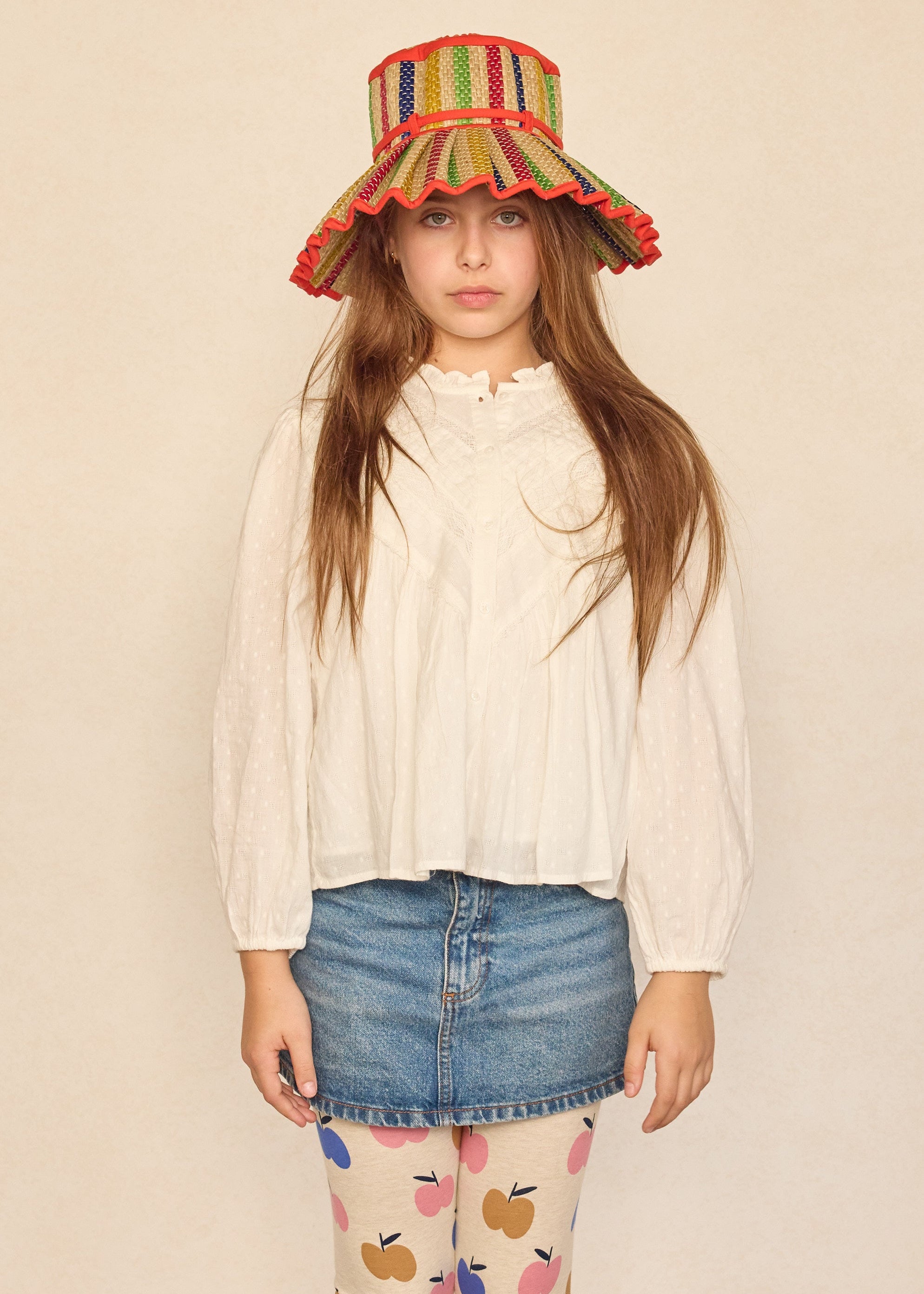 Crayons | Tangerine | Luxe Capri Child Hat