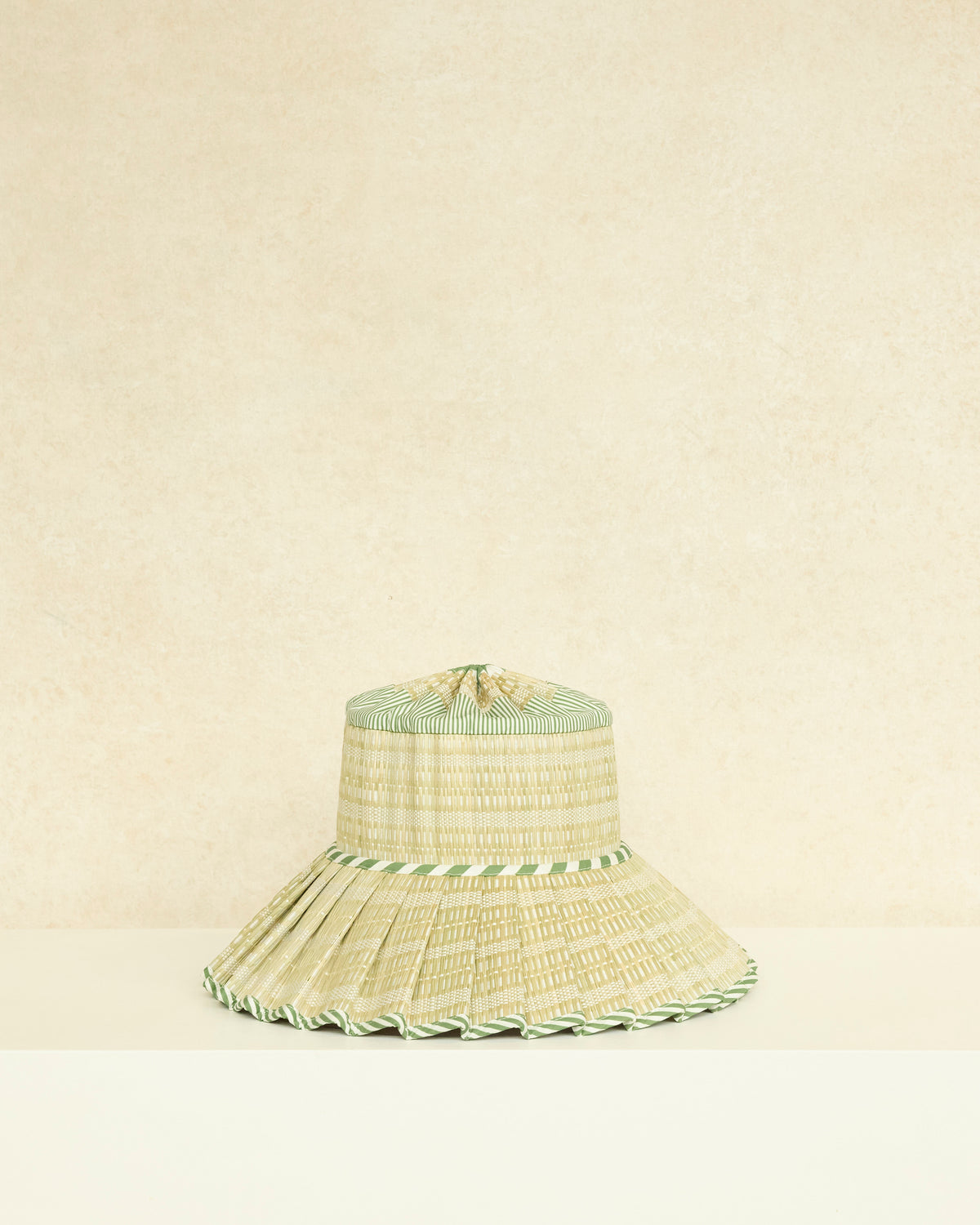 Kiwi Stripe | Sombrero Capri de Lujo