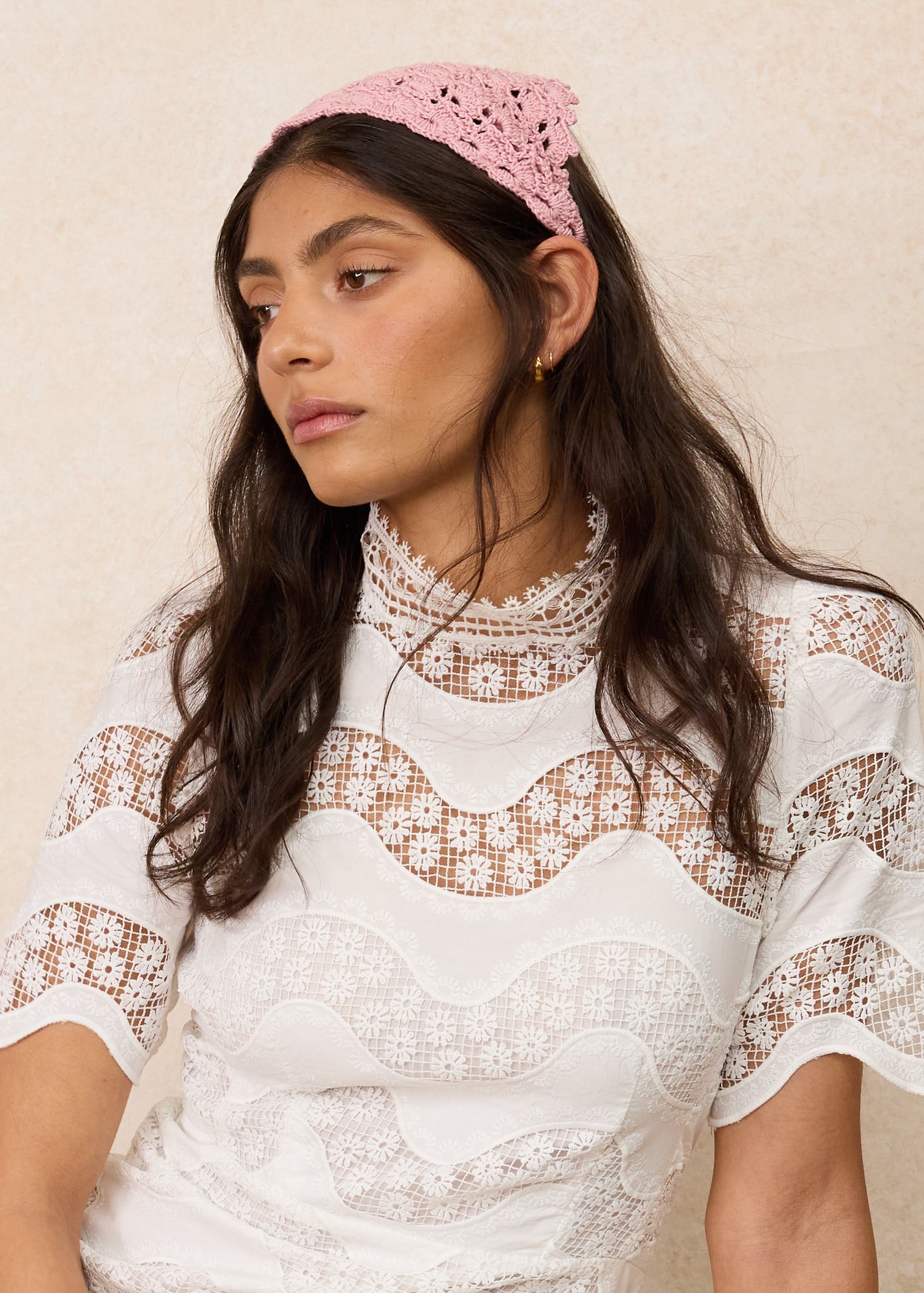 Marshmallow Pink | Flower Market Kerchief