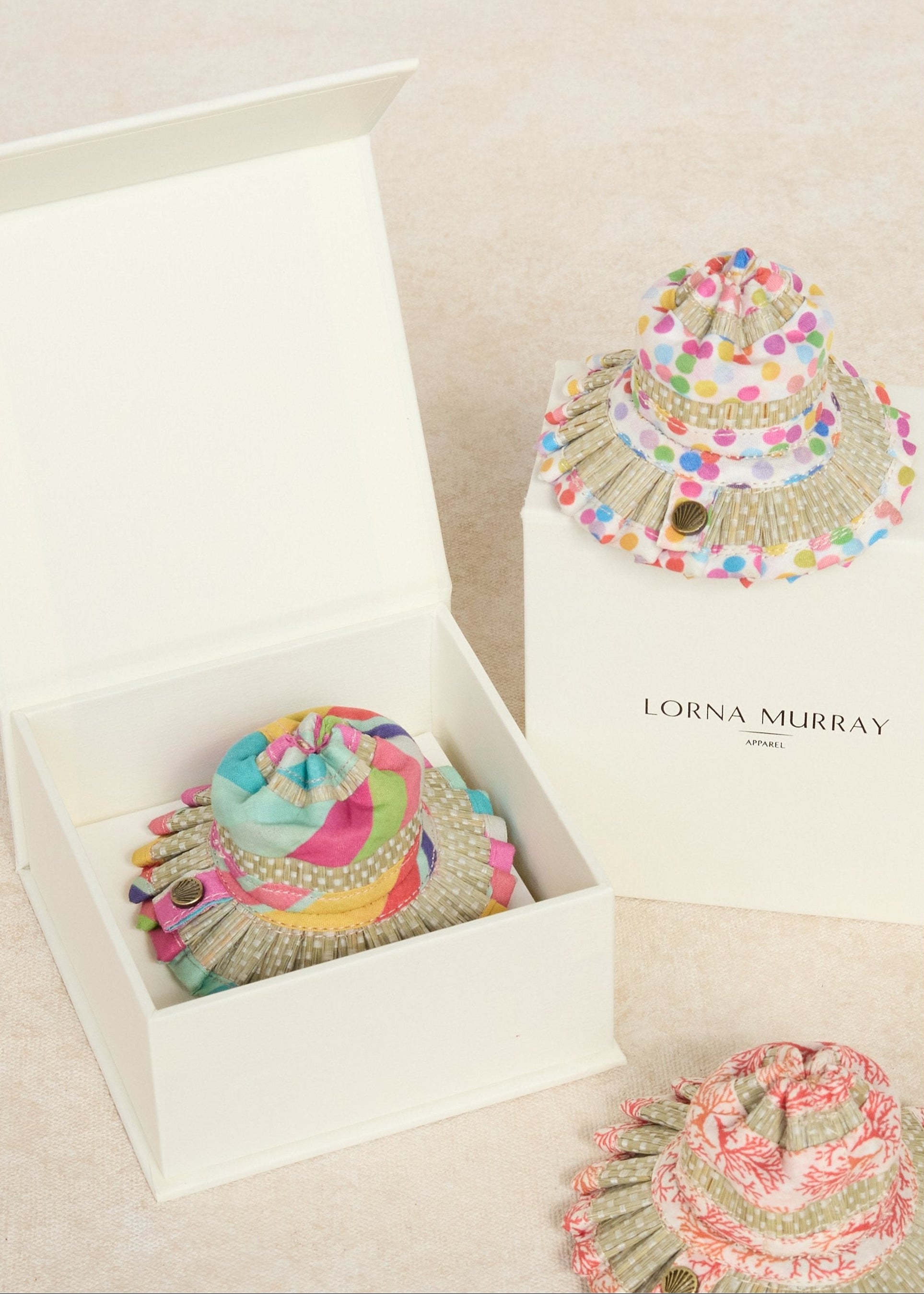 Polka | Rainbow | Le Petite Capri Hat Accessory
