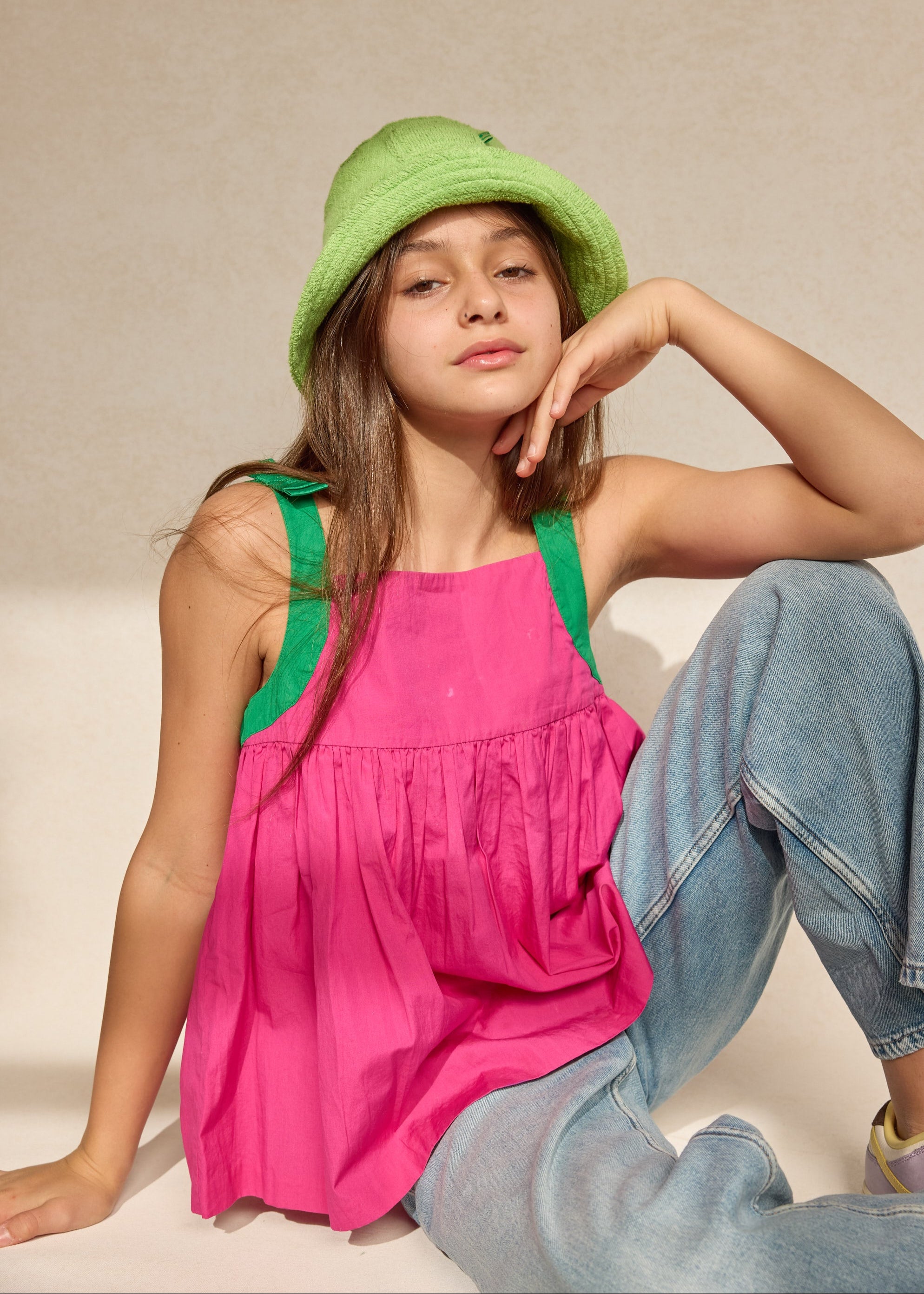 Palm Tree Morning Bay Child Bucket Hat