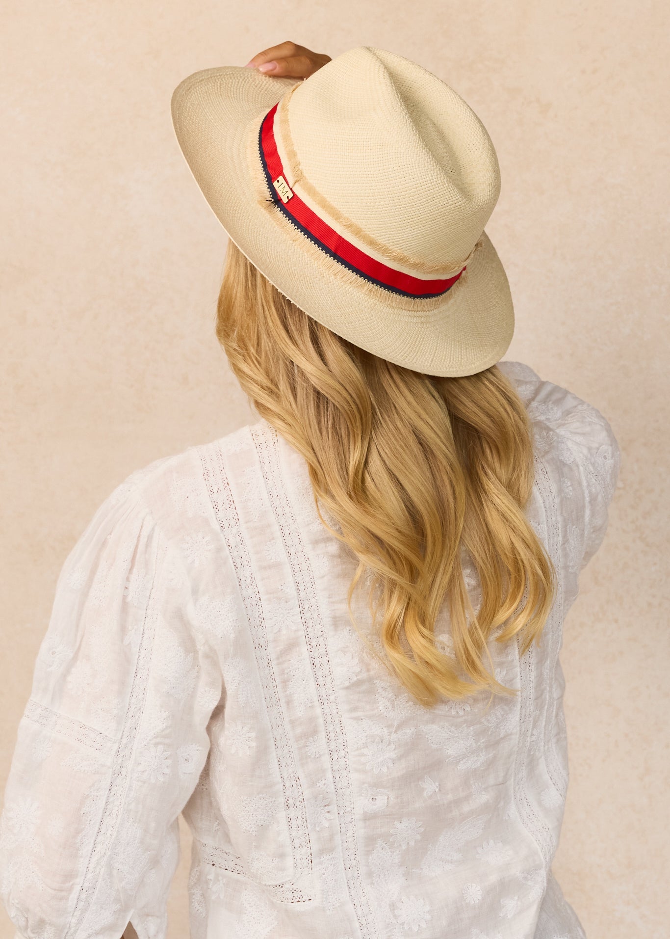 French Stripe | Sun Club Panama Hat