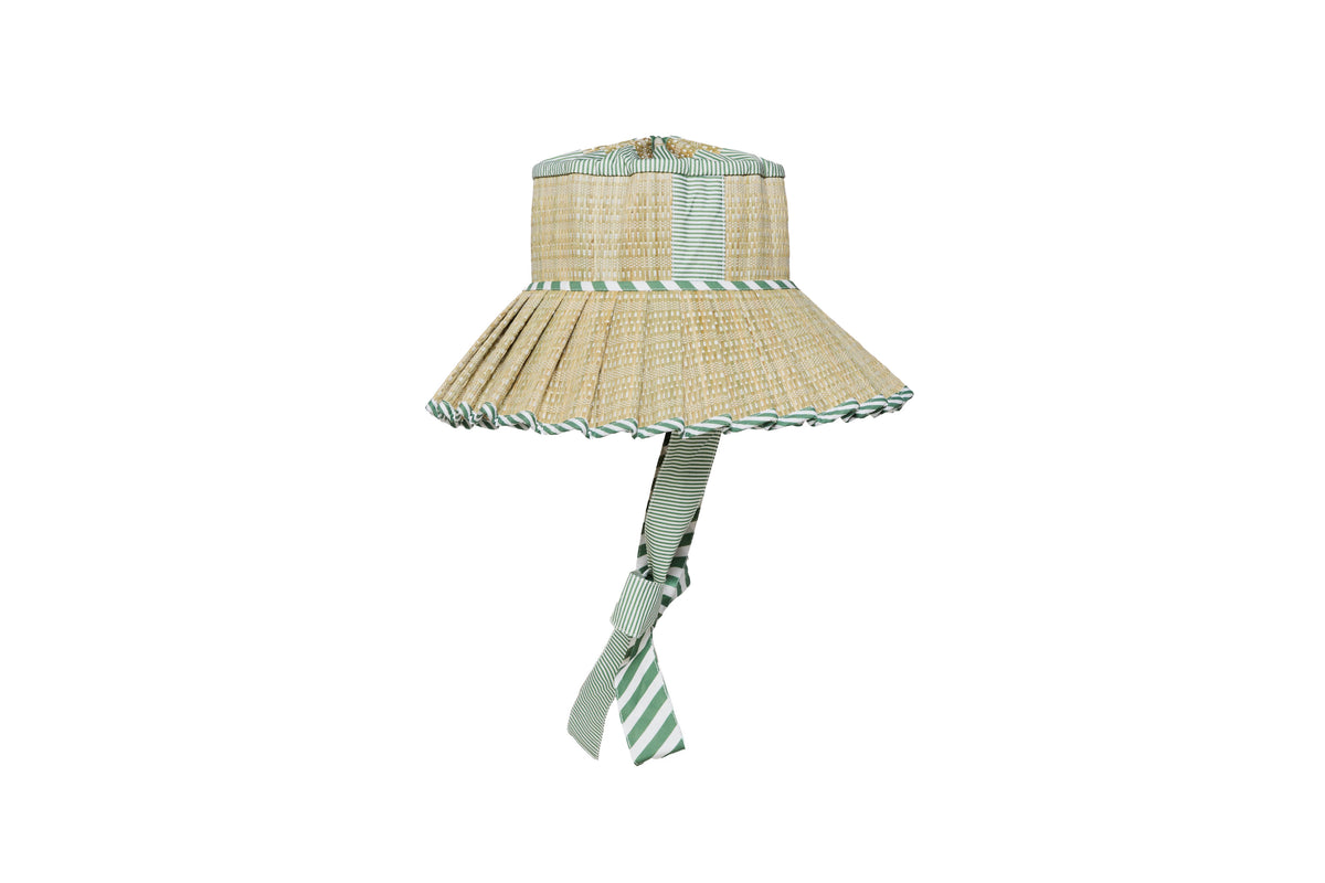 Kiwi Stripe | Sombrero Ravello de Lujo