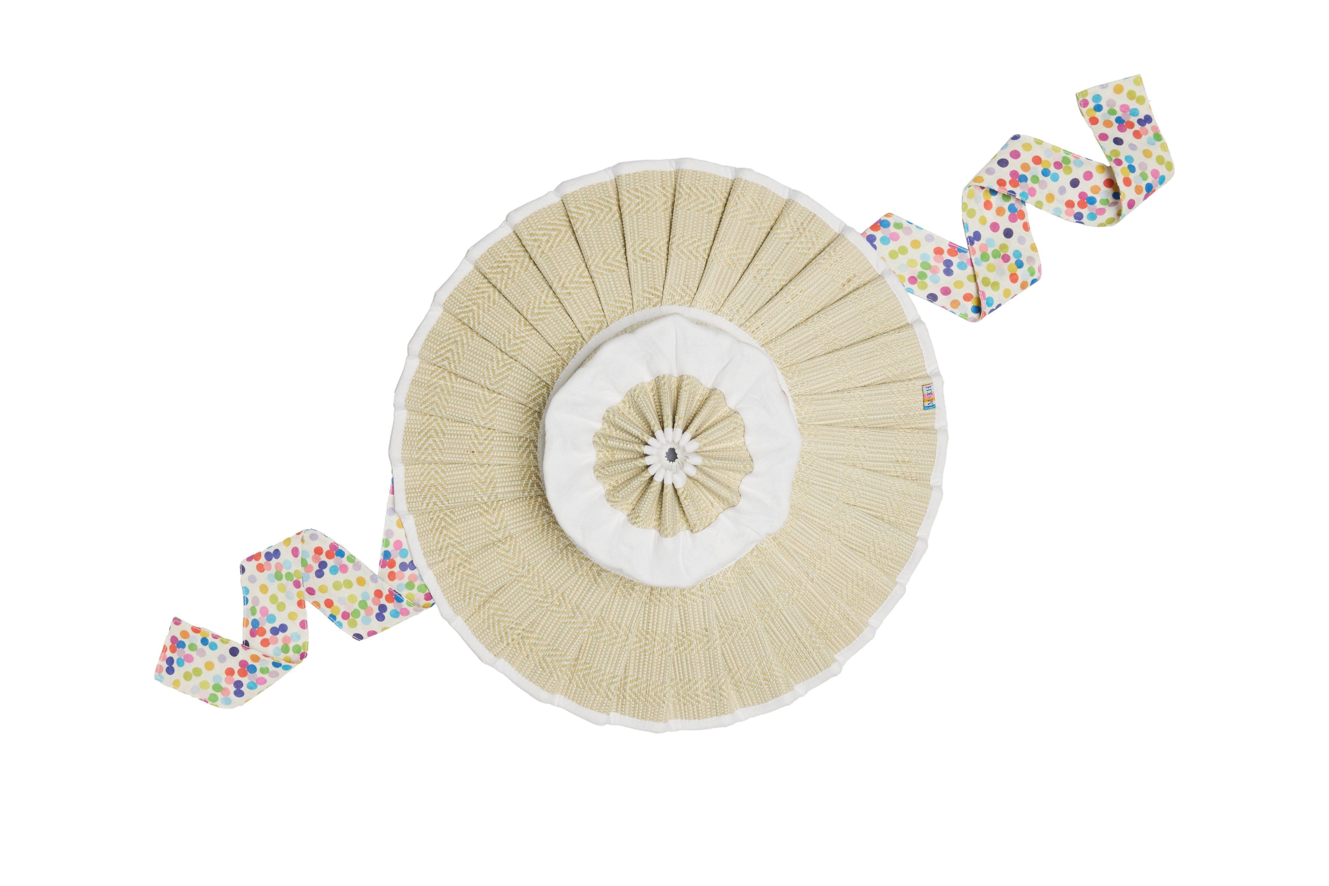 Polka Tulle | Rainbow | Luxe Ravello Hat