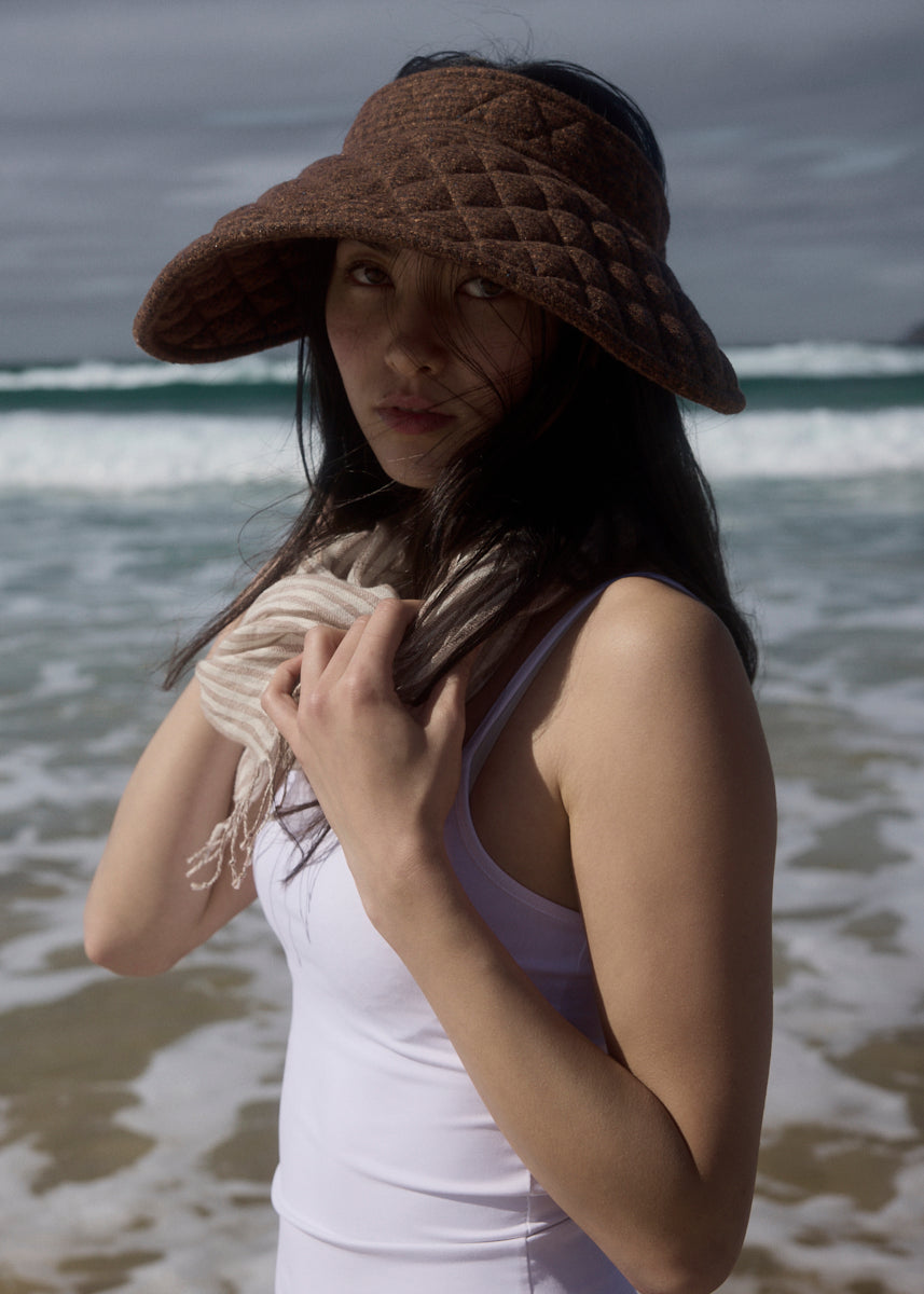 Winter Walk Saint Moritz Sun Visor