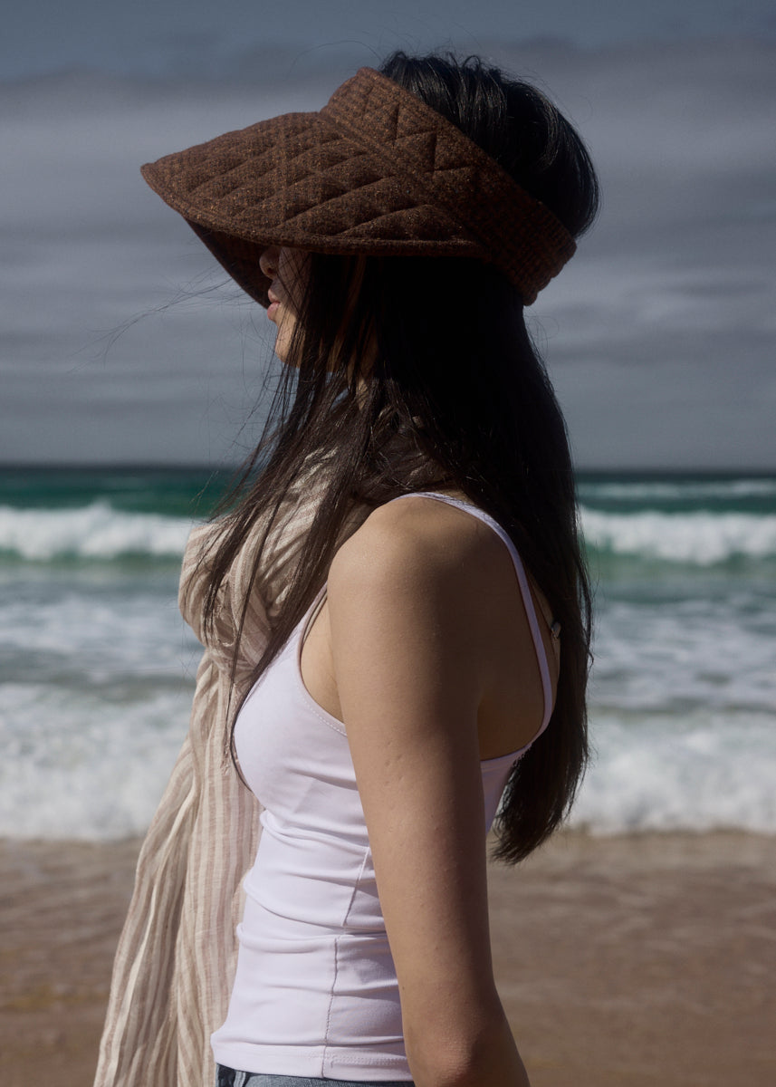 Winter Walk Saint Moritz Sun Visor
