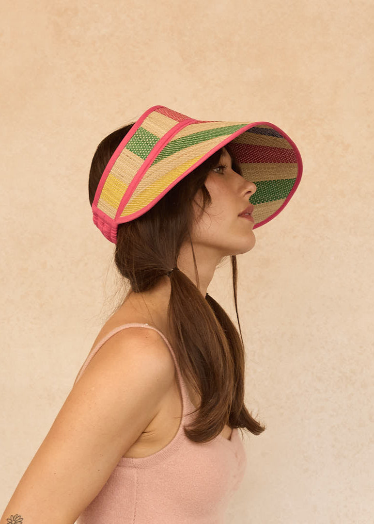 Sun Bathe | Fuchsia Sunshine Sun Visor