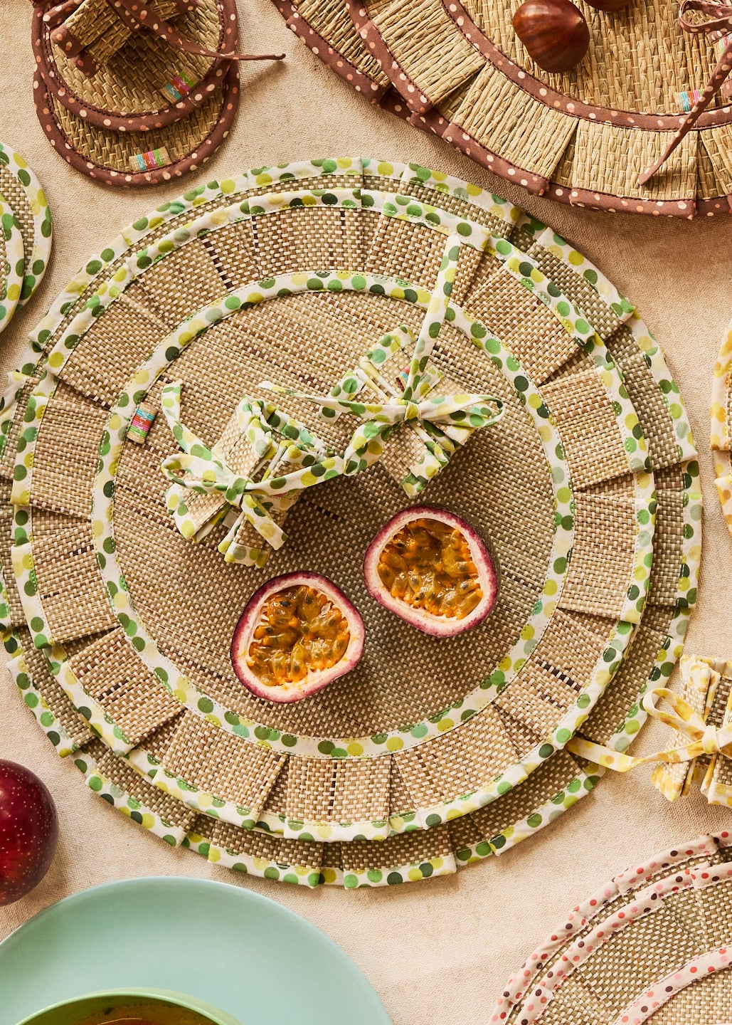 St Lucia The Social Set Napkin Rings | Set of 4