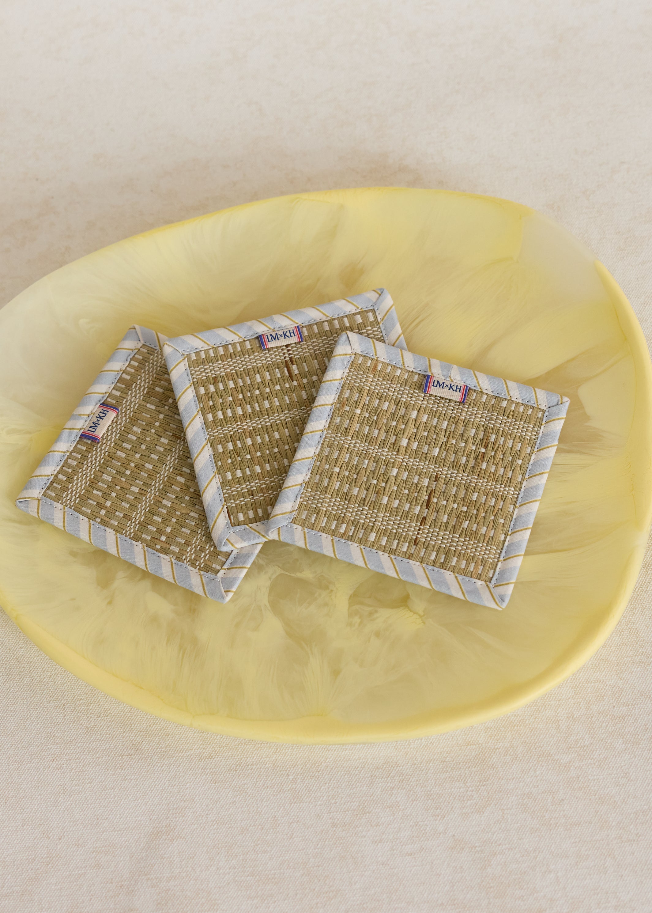 Rushcutters Bay Woven Afternoon Coasters