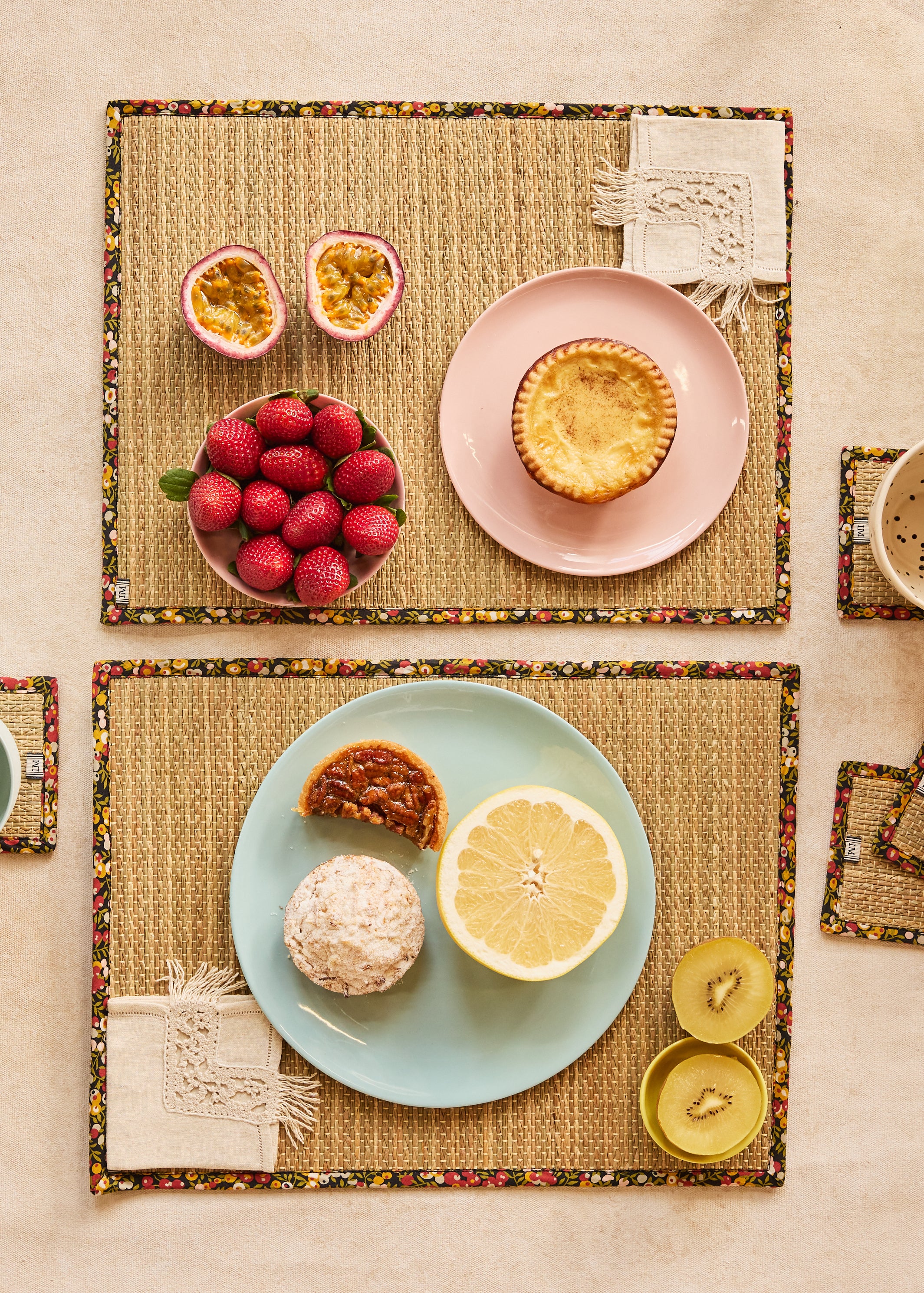 Caravan Woven Afternoon Placemats | Rectangle | Set of 4