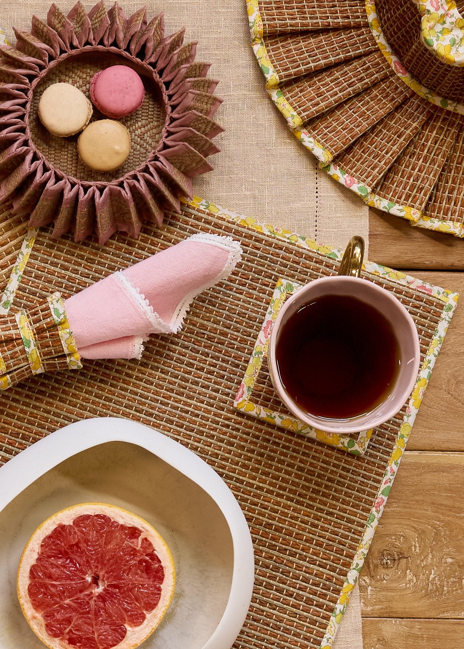 Summer Bay Woven Afternoon Placemats | Rectangle | Set of 4