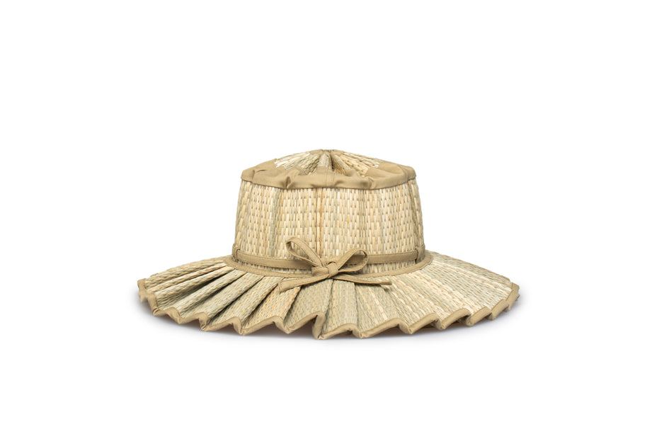 Palm leaf sun store hat