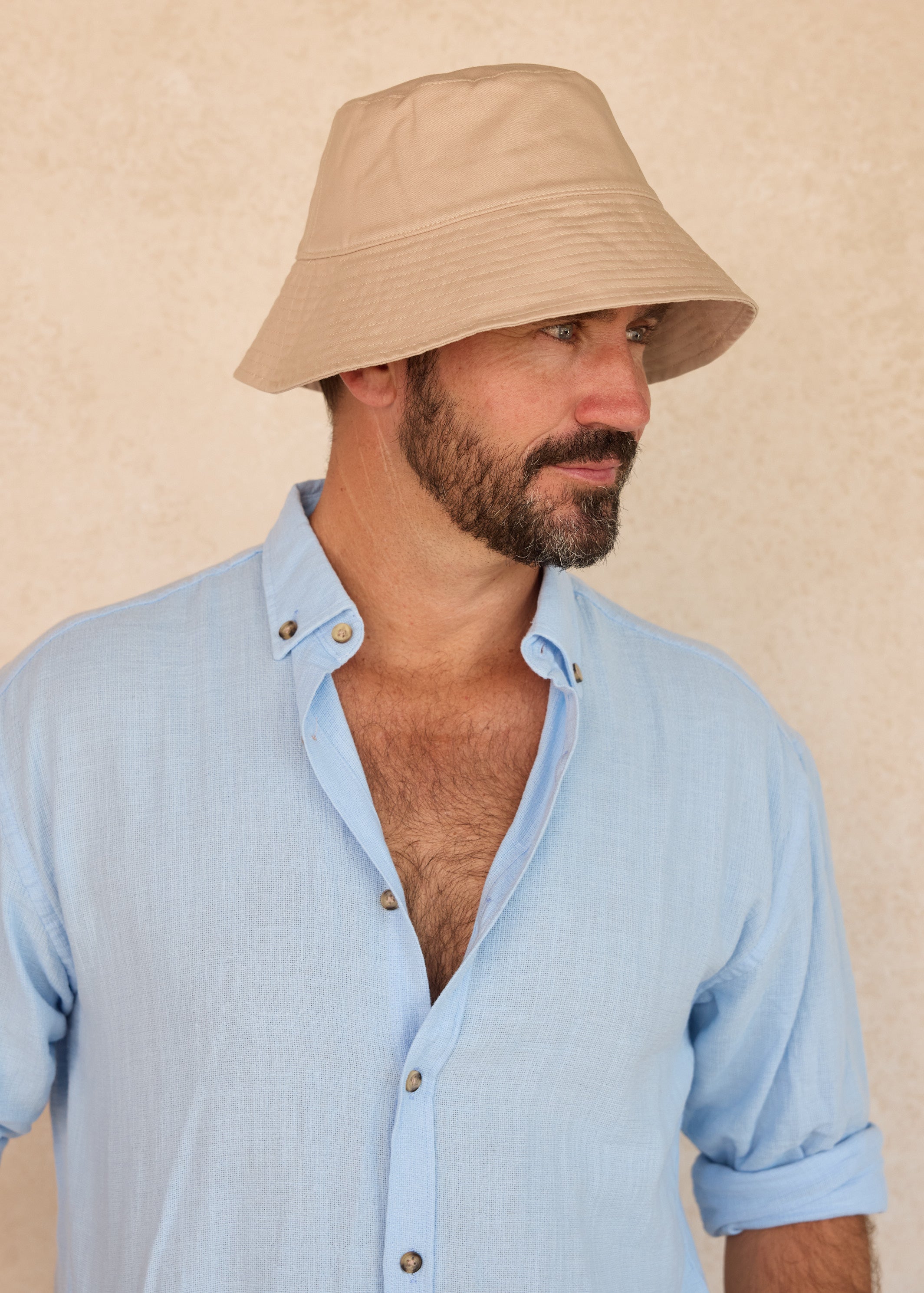 Sandstone | Island Cove Mens Bucket Hat