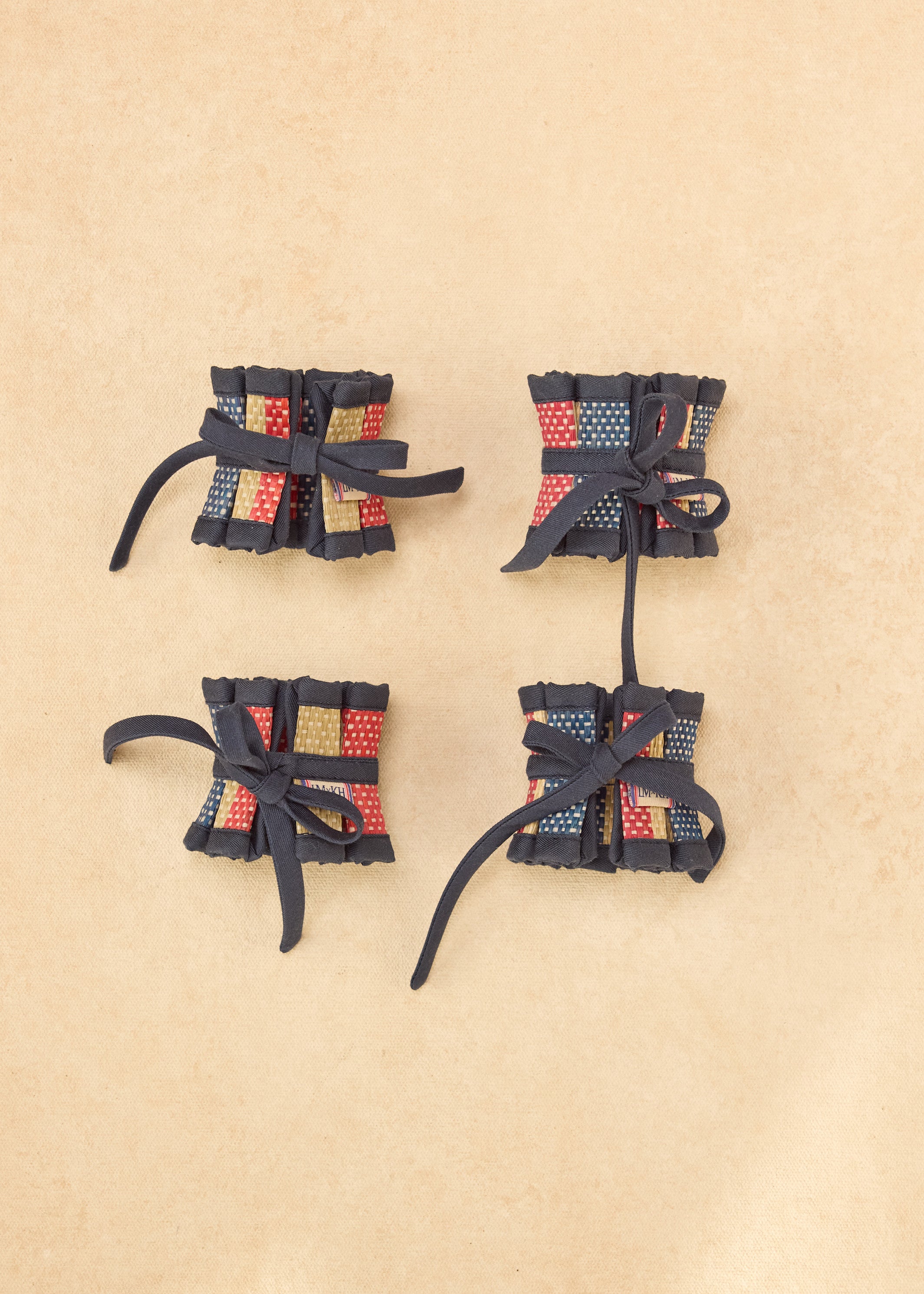 July Stripe The Social Set Napkin Rings | Set of 4