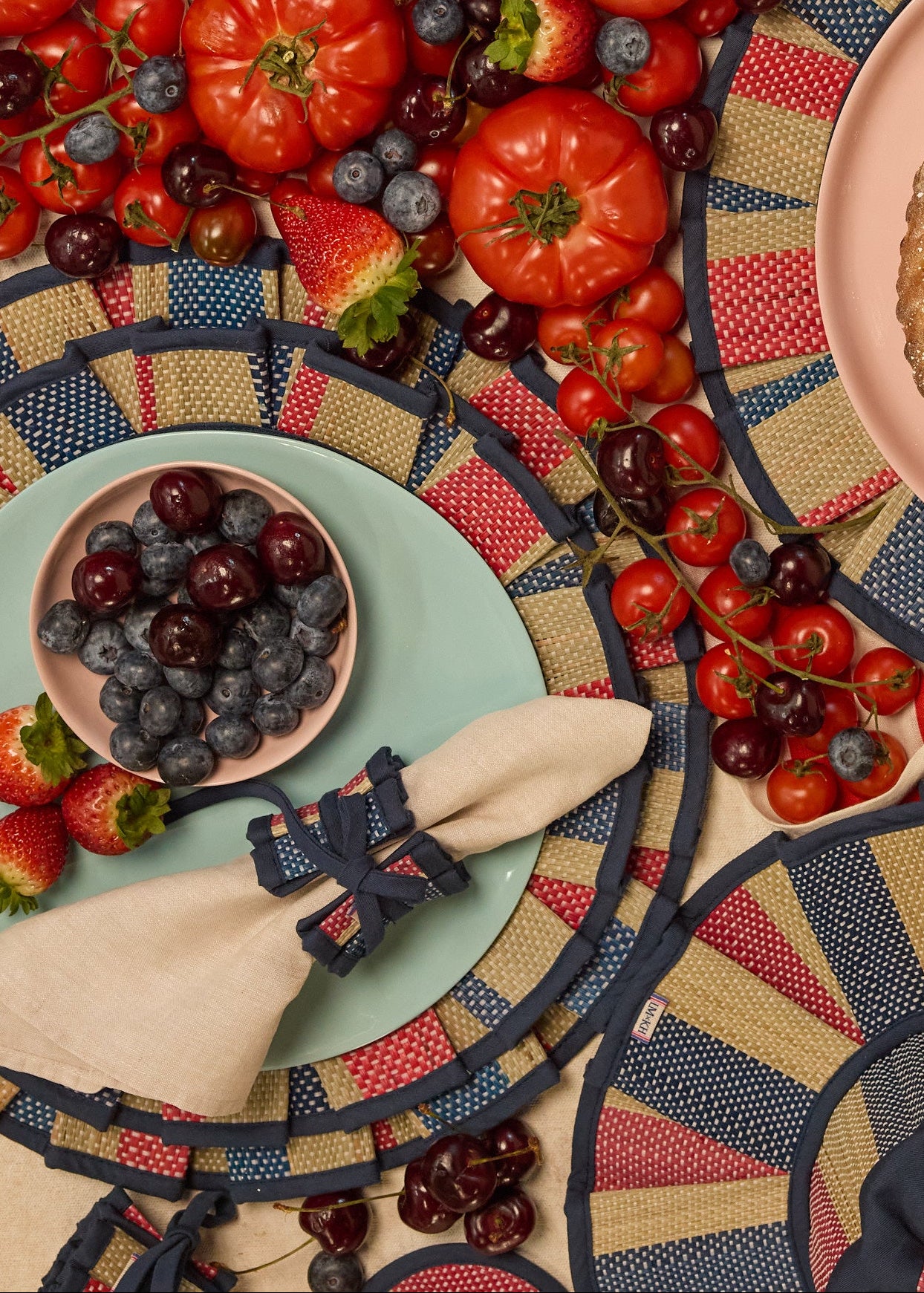 July Stripe The Social Set Placemats | Medium | Set of 4