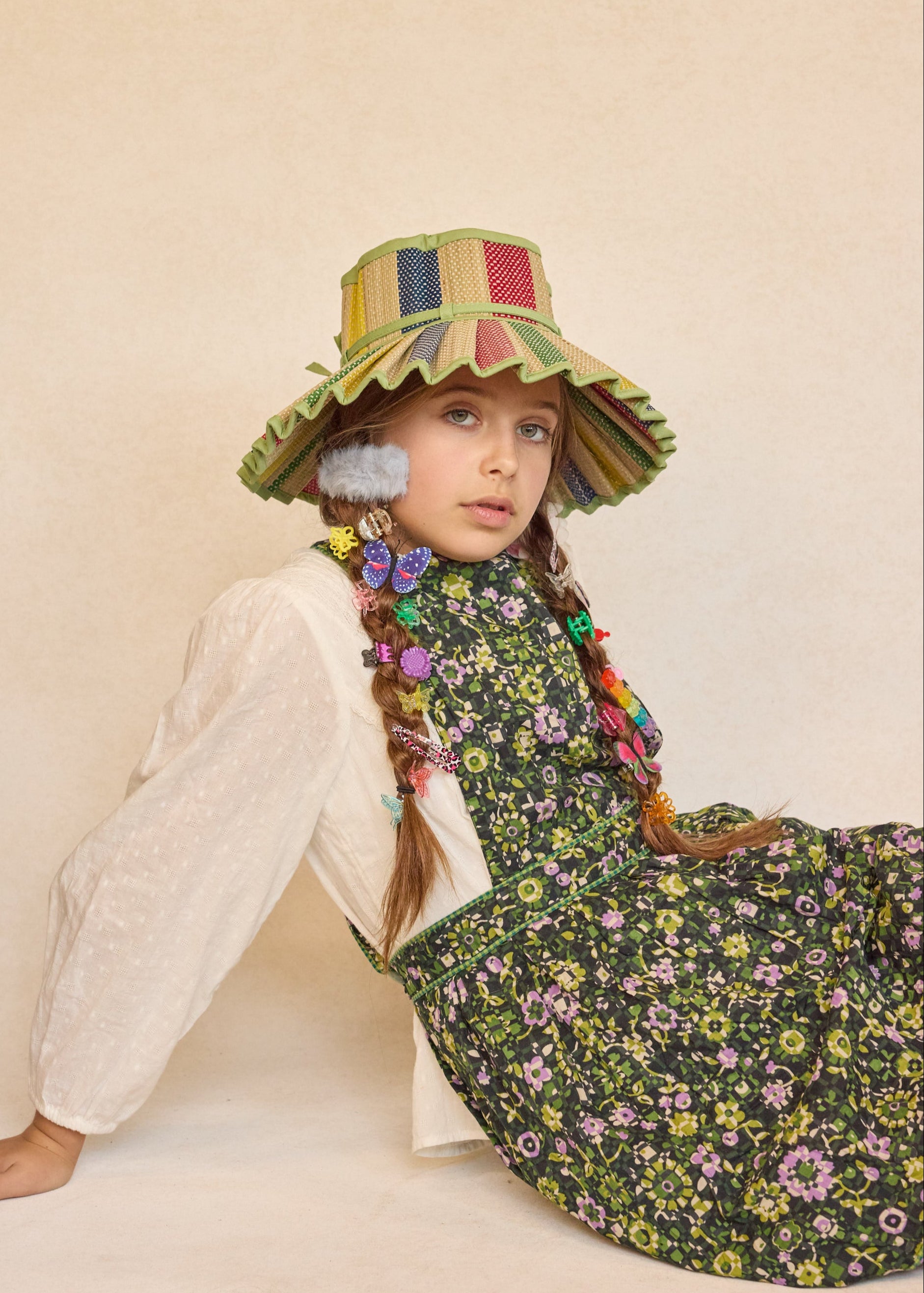 Sun Bathe | Garden | Luxe Capri Child Hat
