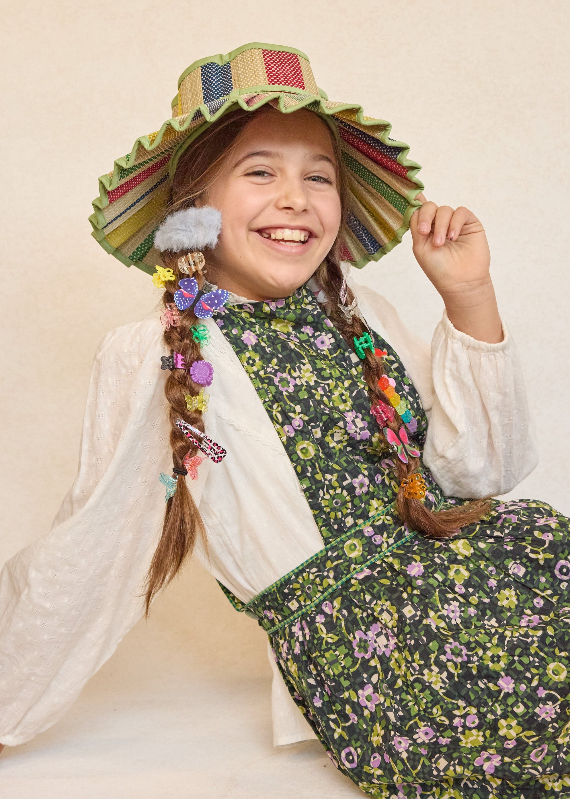 Sun Bathe | Garden | Luxe Capri Child Hat