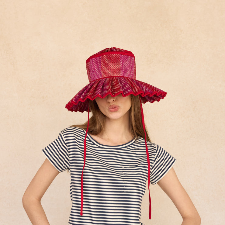 Love Heart | Berry | Island Capri Hat