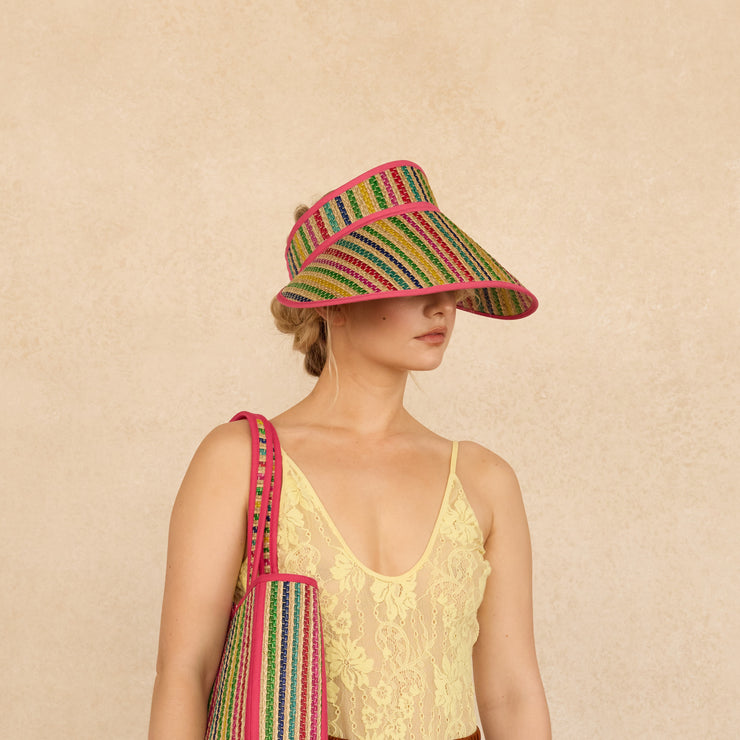 Tropical | Fushcia Sunshine Sun Visor