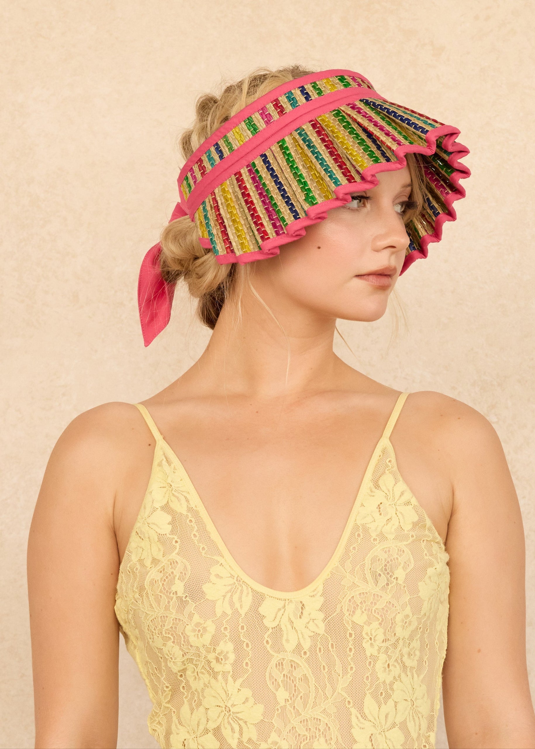 Tropical | Fuchsia | Island Cabana Visor