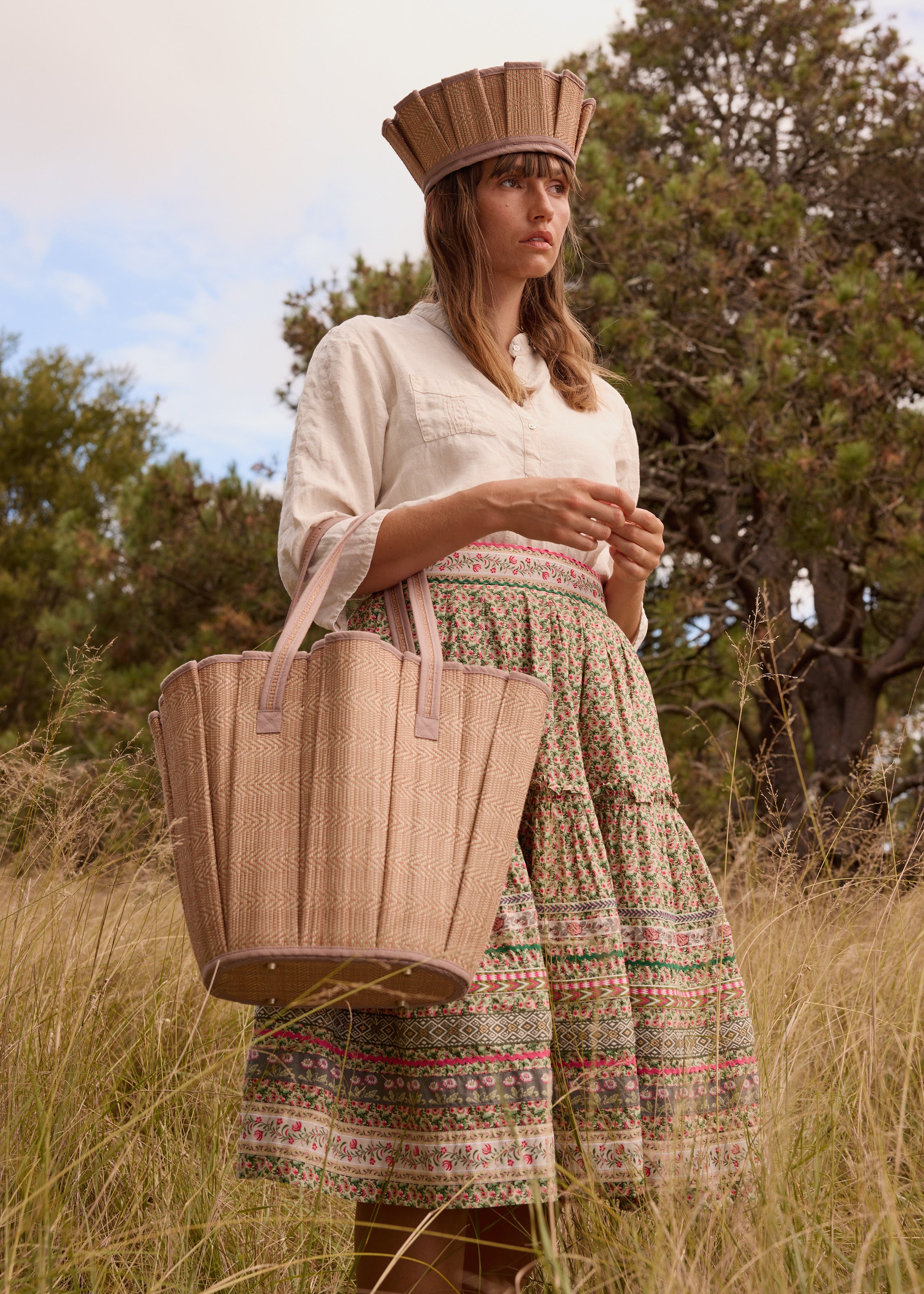 Flores Bungalow Midi Tropez Tote