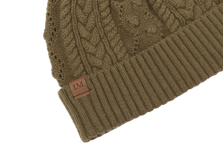 OUTLET | Olive Green | Leura Beanie Child