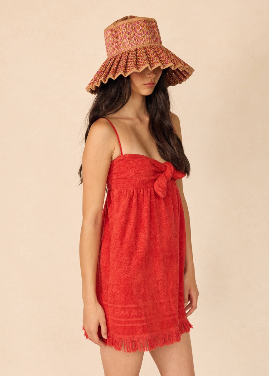 Bougainvillea | Tan | Island Capri Hat