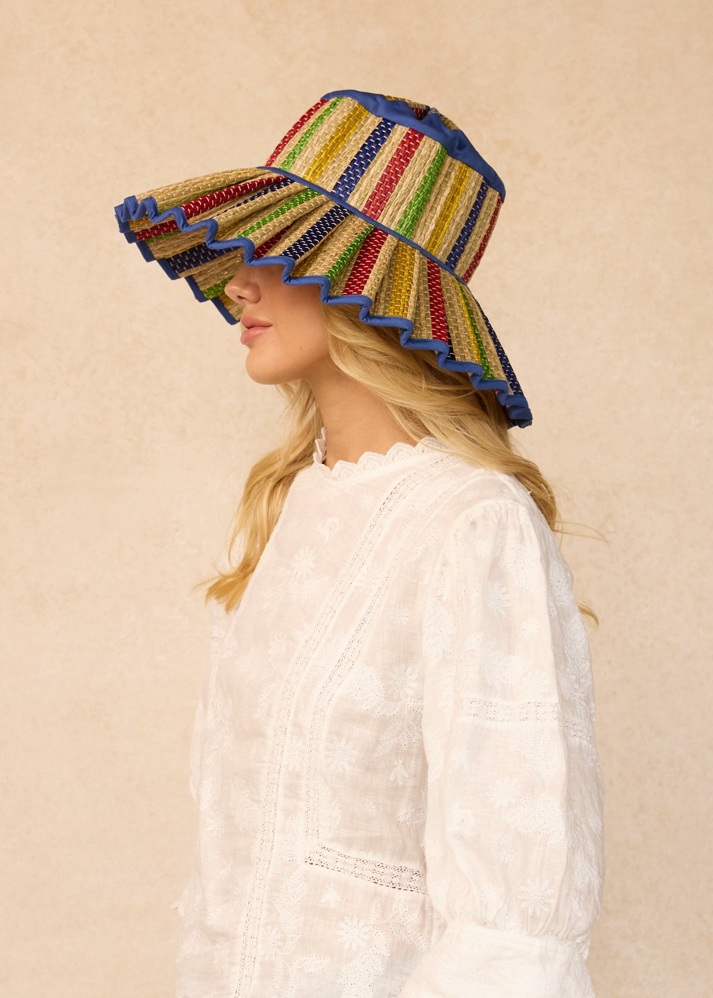 Crayons | Ultramarine | Luxe Capri Hat