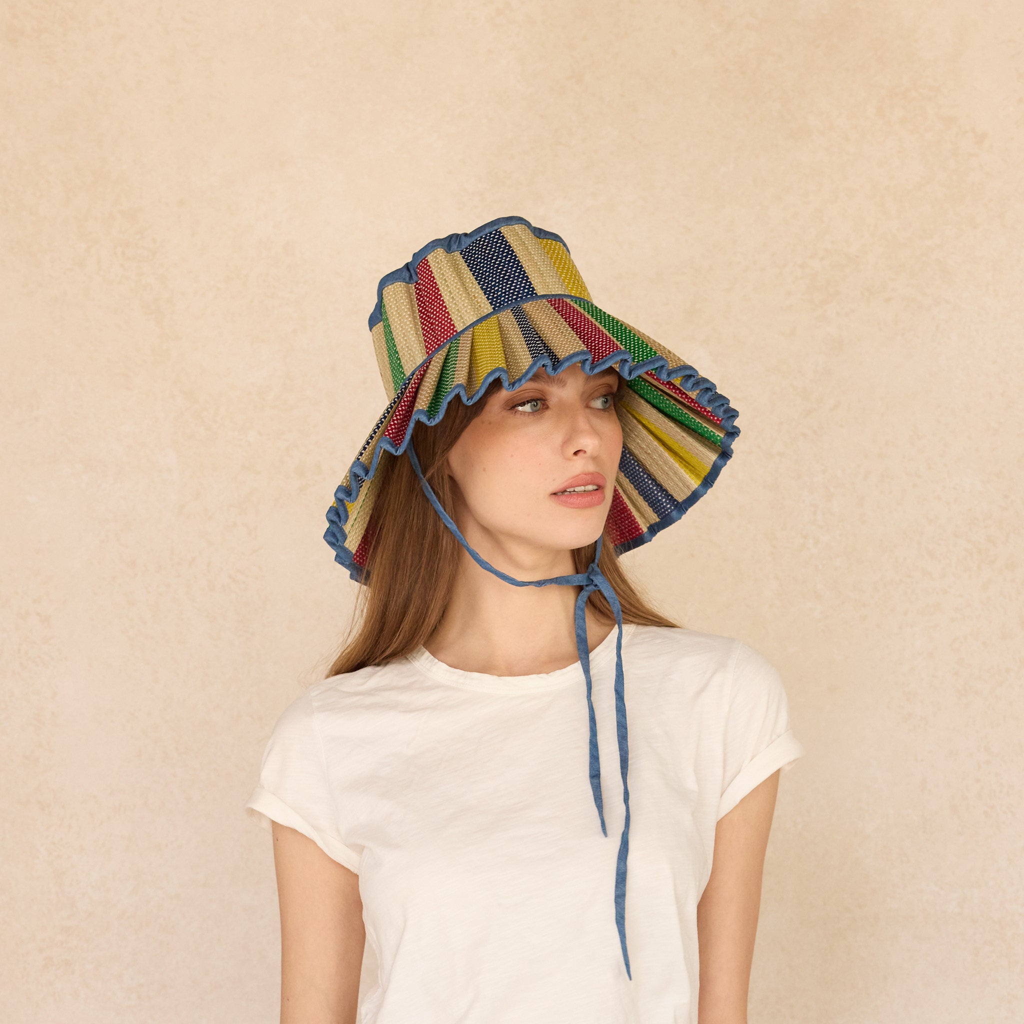 Sun Bathe | Denim | Luxe Capri Hat
