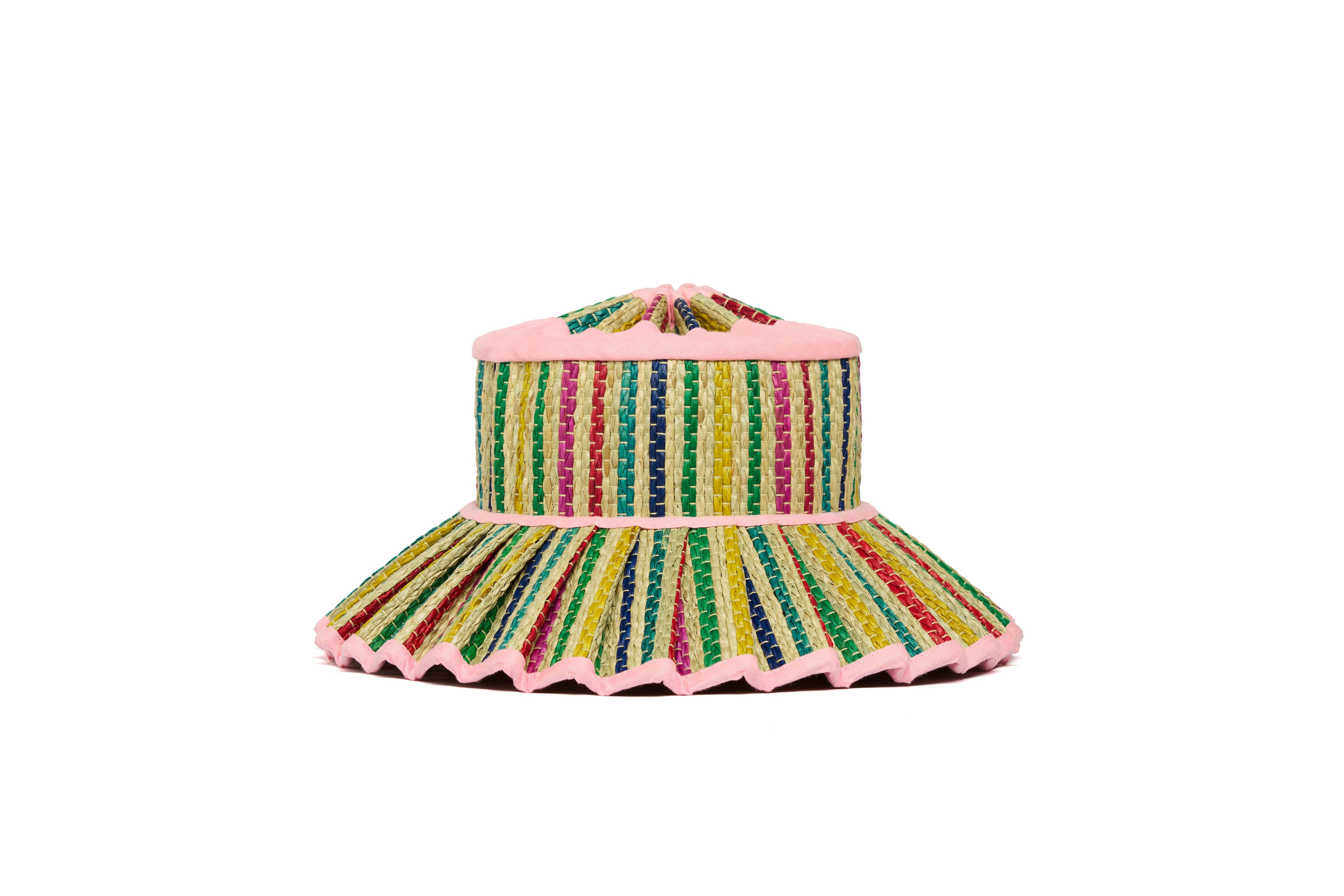 SALIDA | Tropical | Rosa Caramelo | Sombrero Capri de Lujo