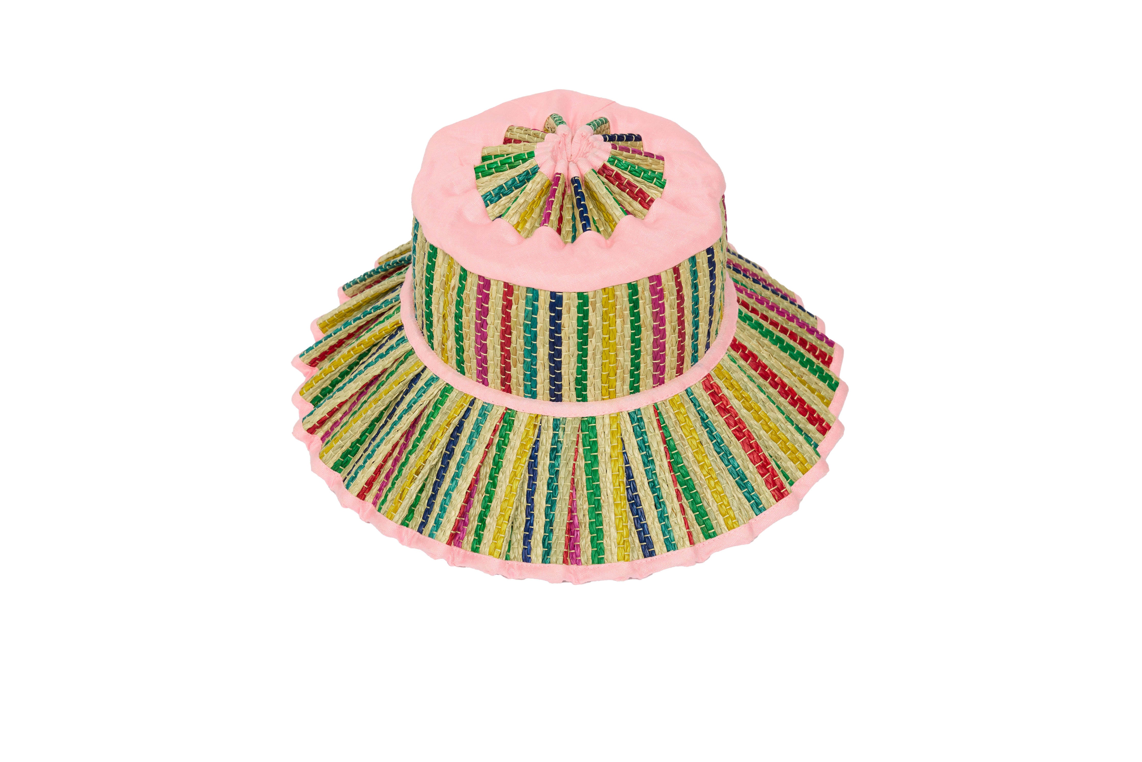 SALIDA | Tropical | Rosa Caramelo | Sombrero Capri de Lujo