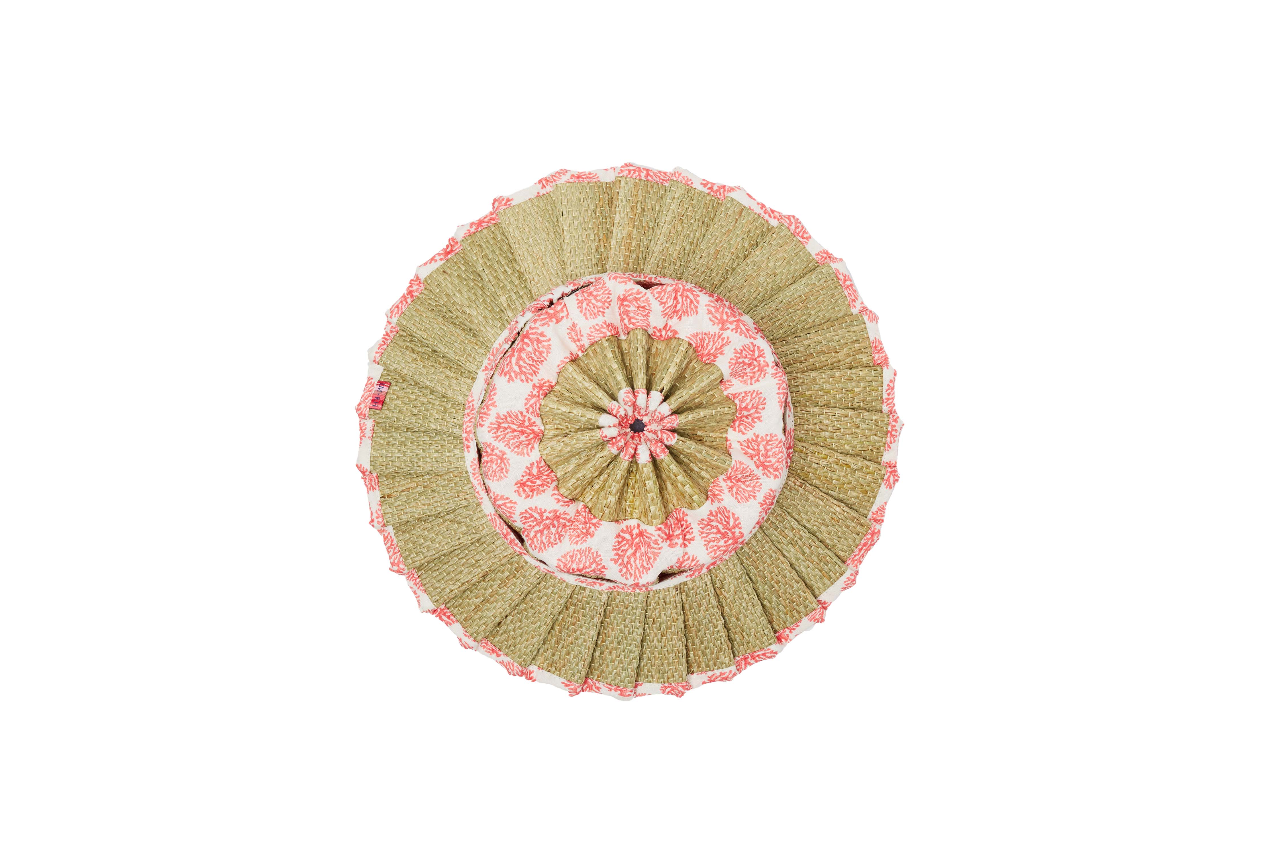 Coral | Luxe Mini Capri Hat
