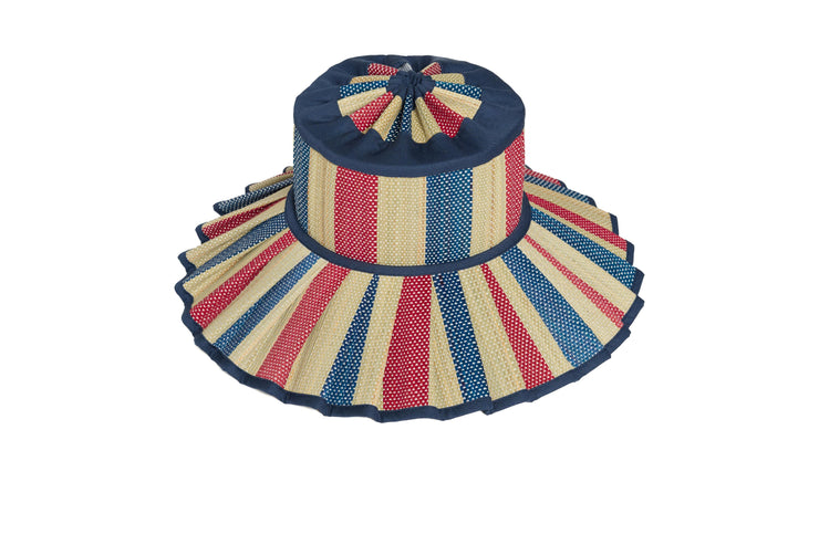 July | Stripe | Island Luxe Capri Hat