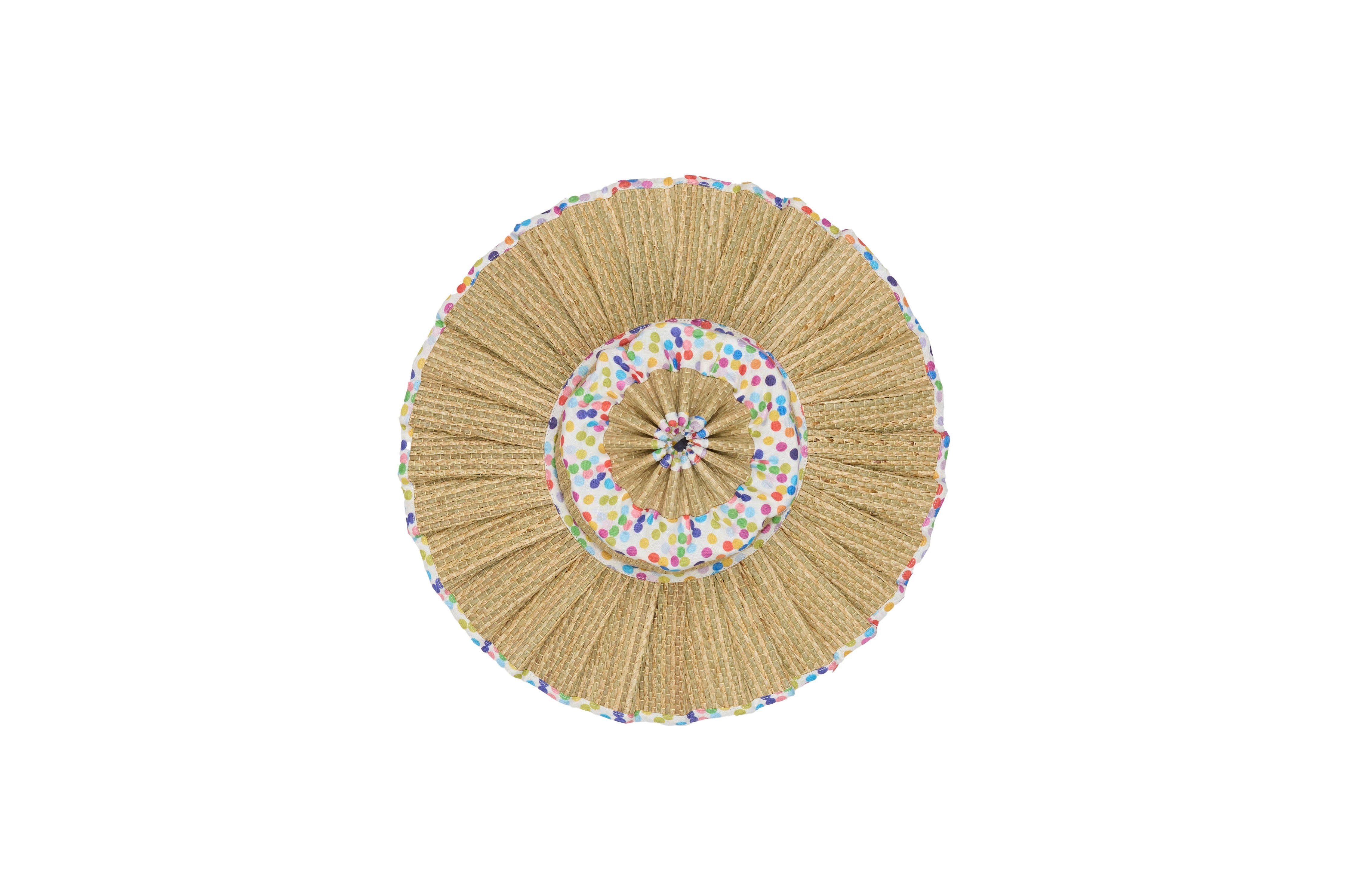 Polka | Rainbow | Luxe Capri Hat