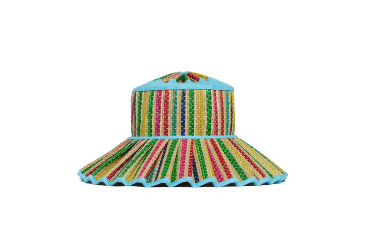 Tropical | Ocean Blue | Luxe Capri Hat