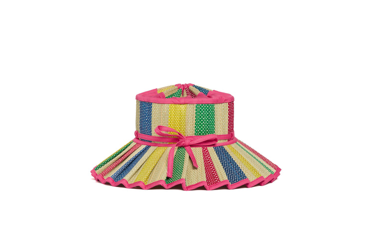 Sun Bathe | Fuschia | Luxe Capri Child Hat