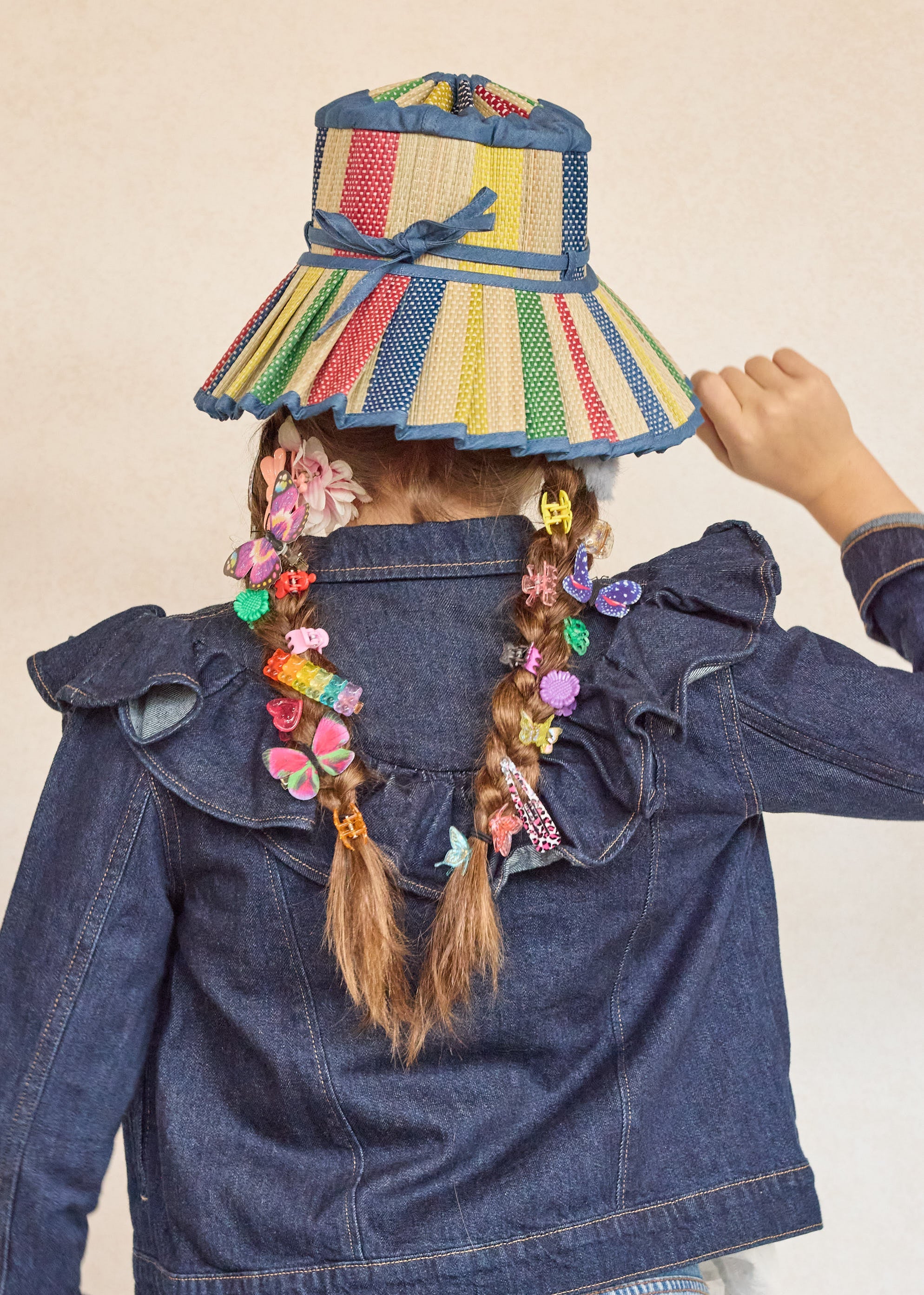 Sun Bathe | Denim | Luxe Capri Child Hat
